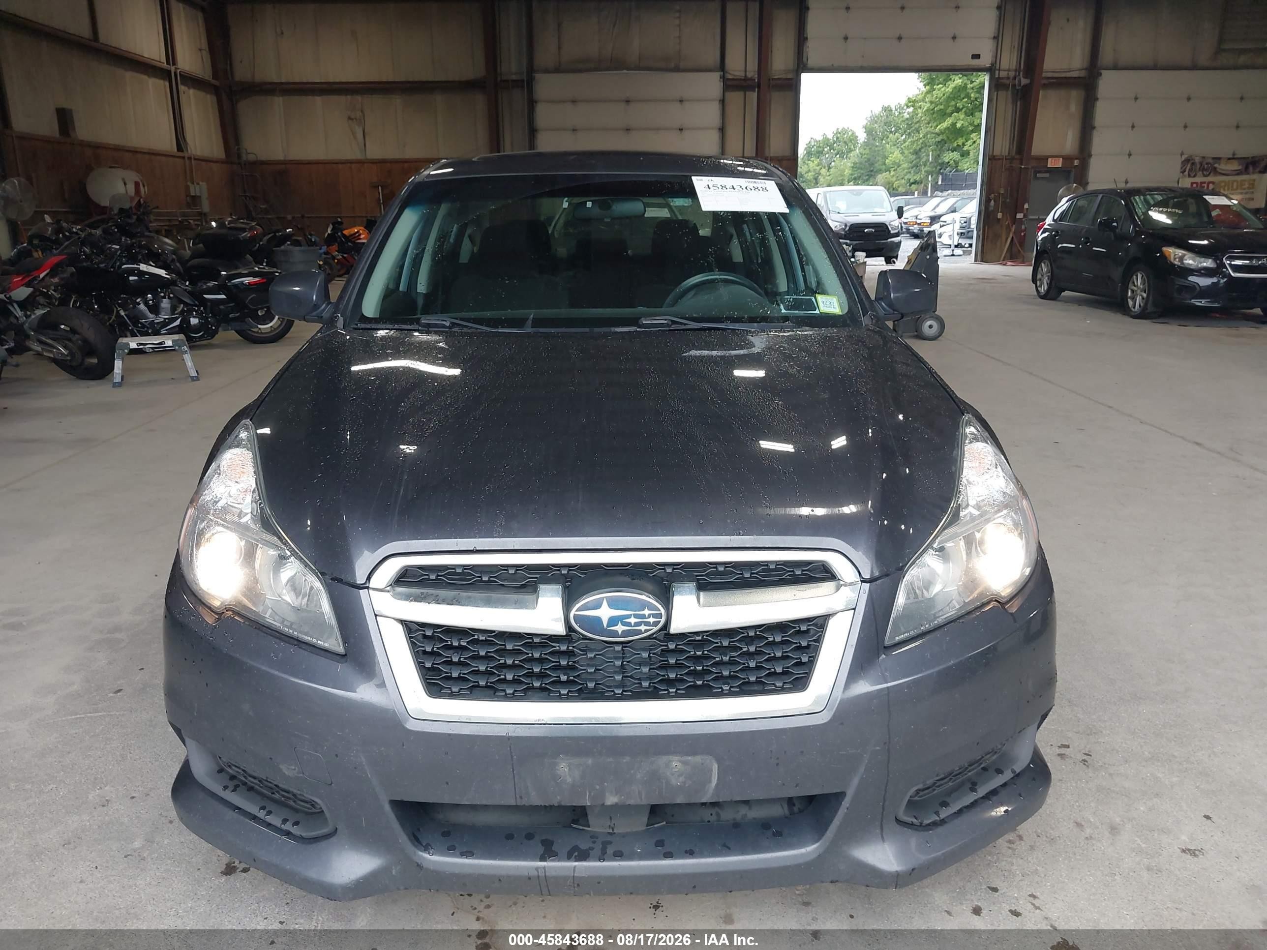 2013 Subaru Legacy 2.5i Premium Gray vin: 4S3BMBG62D3026087