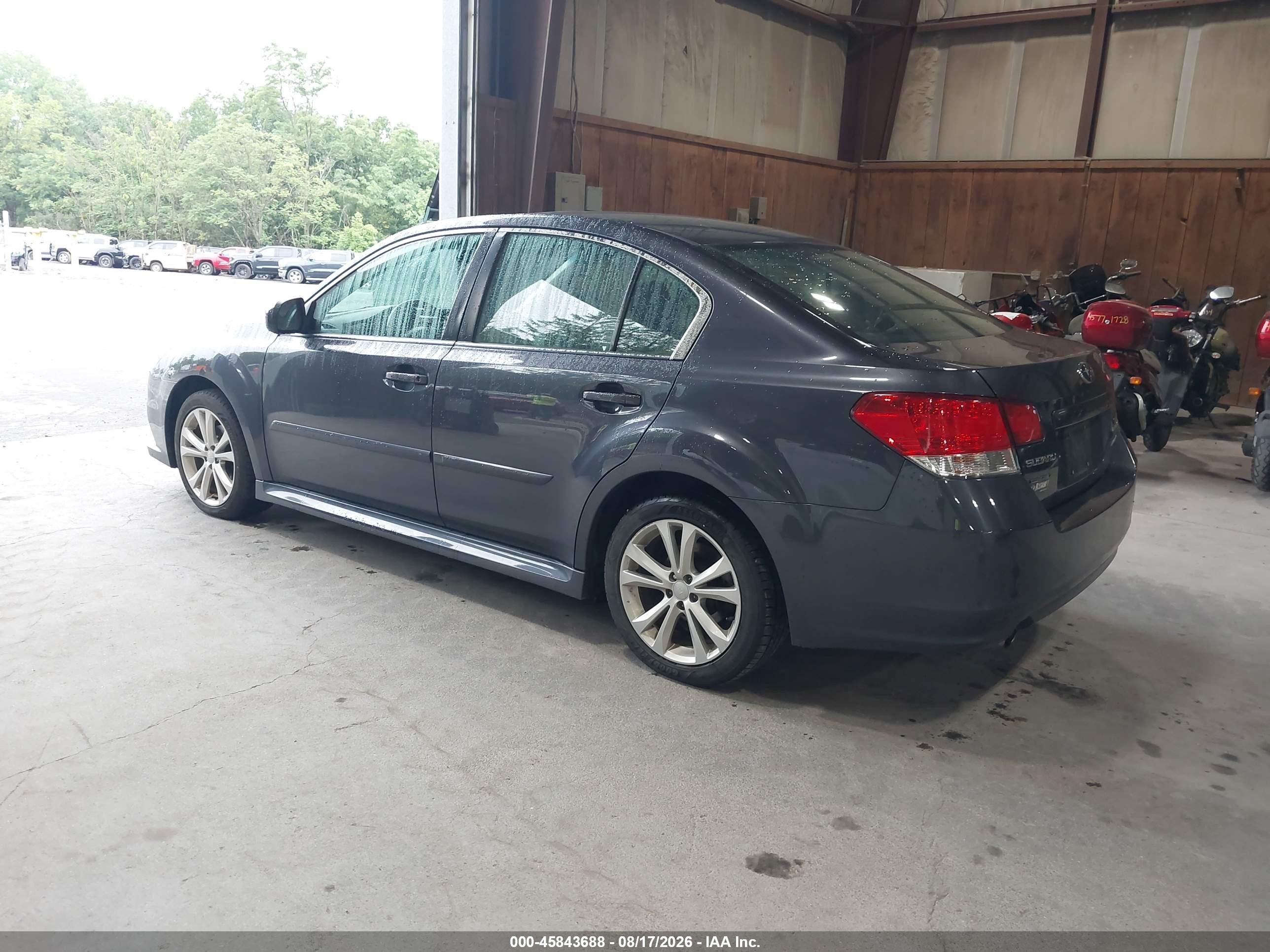 2013 Subaru Legacy 2.5i Premium Gray vin: 4S3BMBG62D3026087