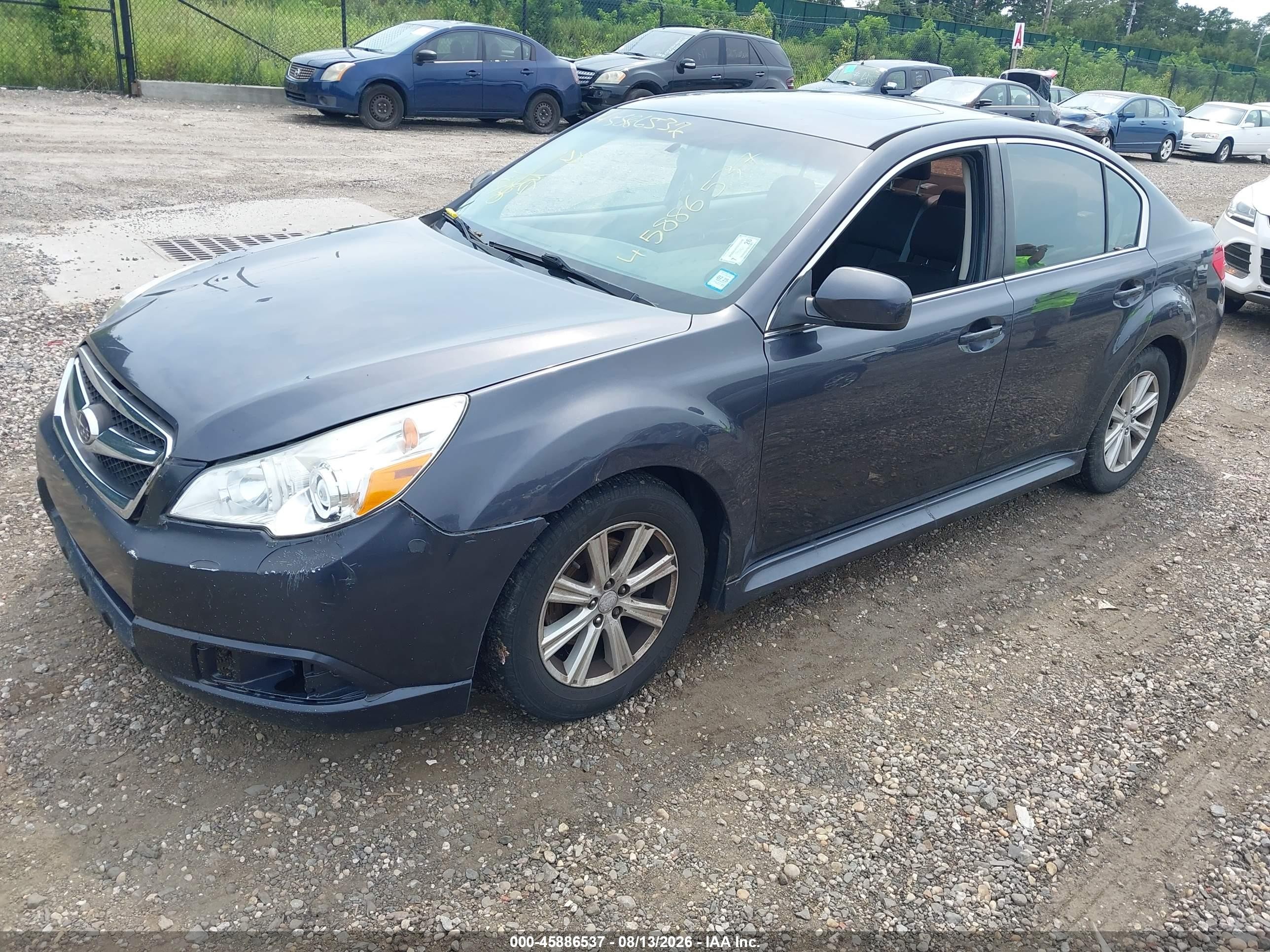 2011 Subaru Legacy 2.5i Premium Gray vin: 4S3BMBG63B3237327