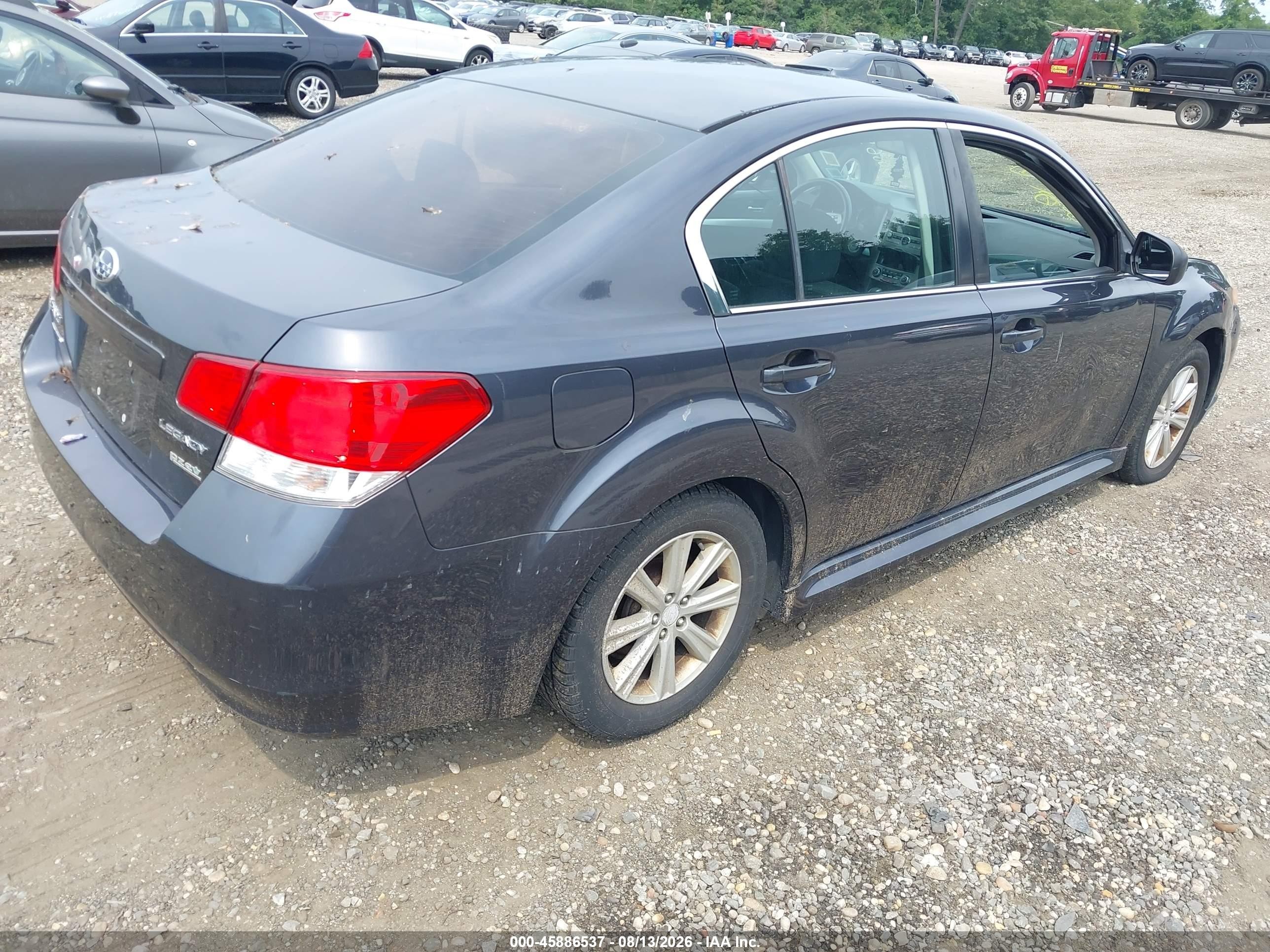 2011 Subaru Legacy 2.5i Premium Gray vin: 4S3BMBG63B3237327