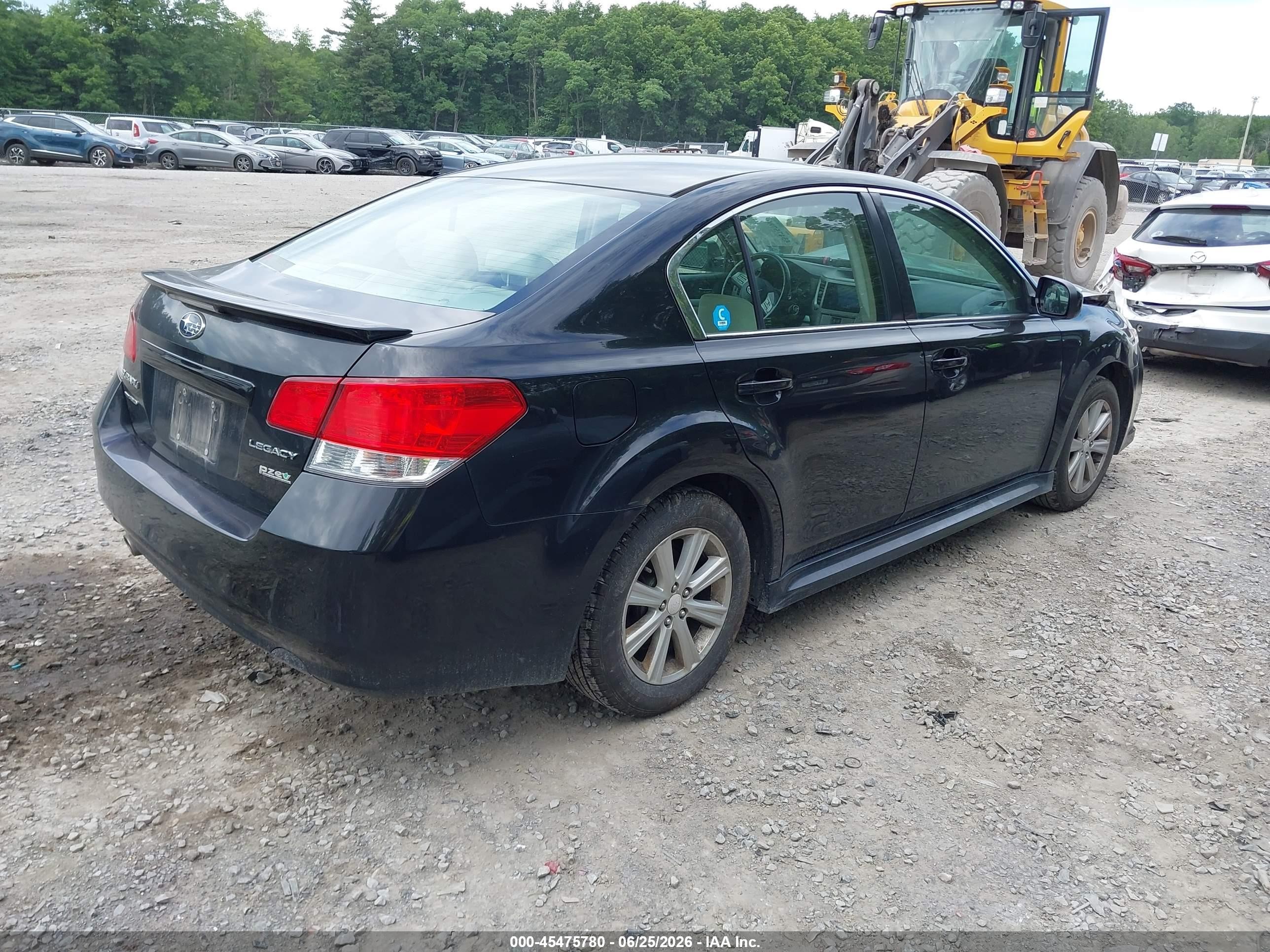2011 Subaru Legacy 2.5i Premium Black vin: 4S3BMBG63B3246464