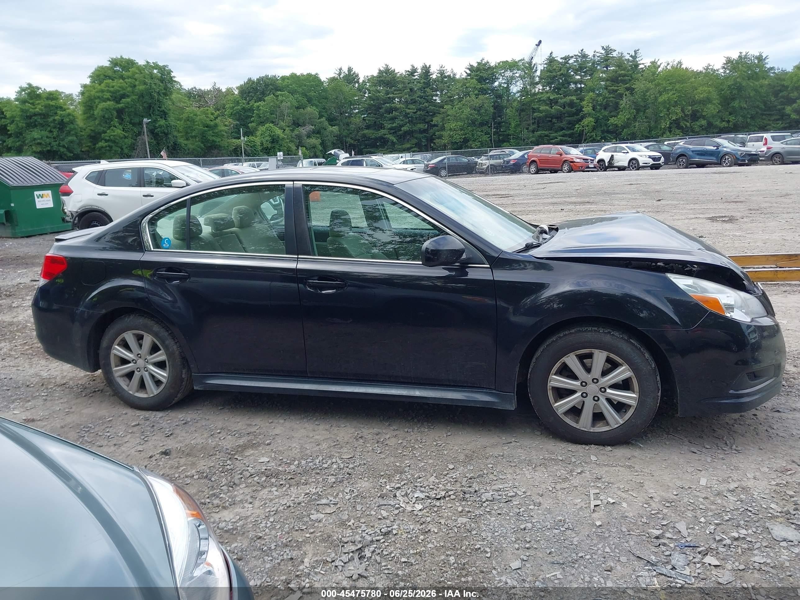 2011 Subaru Legacy 2.5i Premium Black vin: 4S3BMBG63B3246464