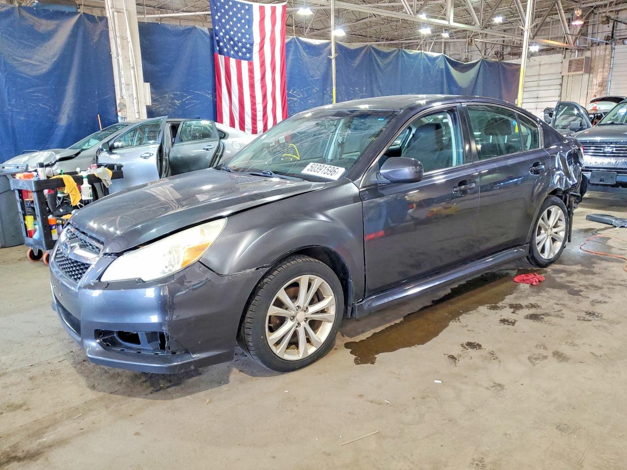 2013 Subaru Legacy 2.5i Premium Gray vin: 4S3BMBG63D3002154