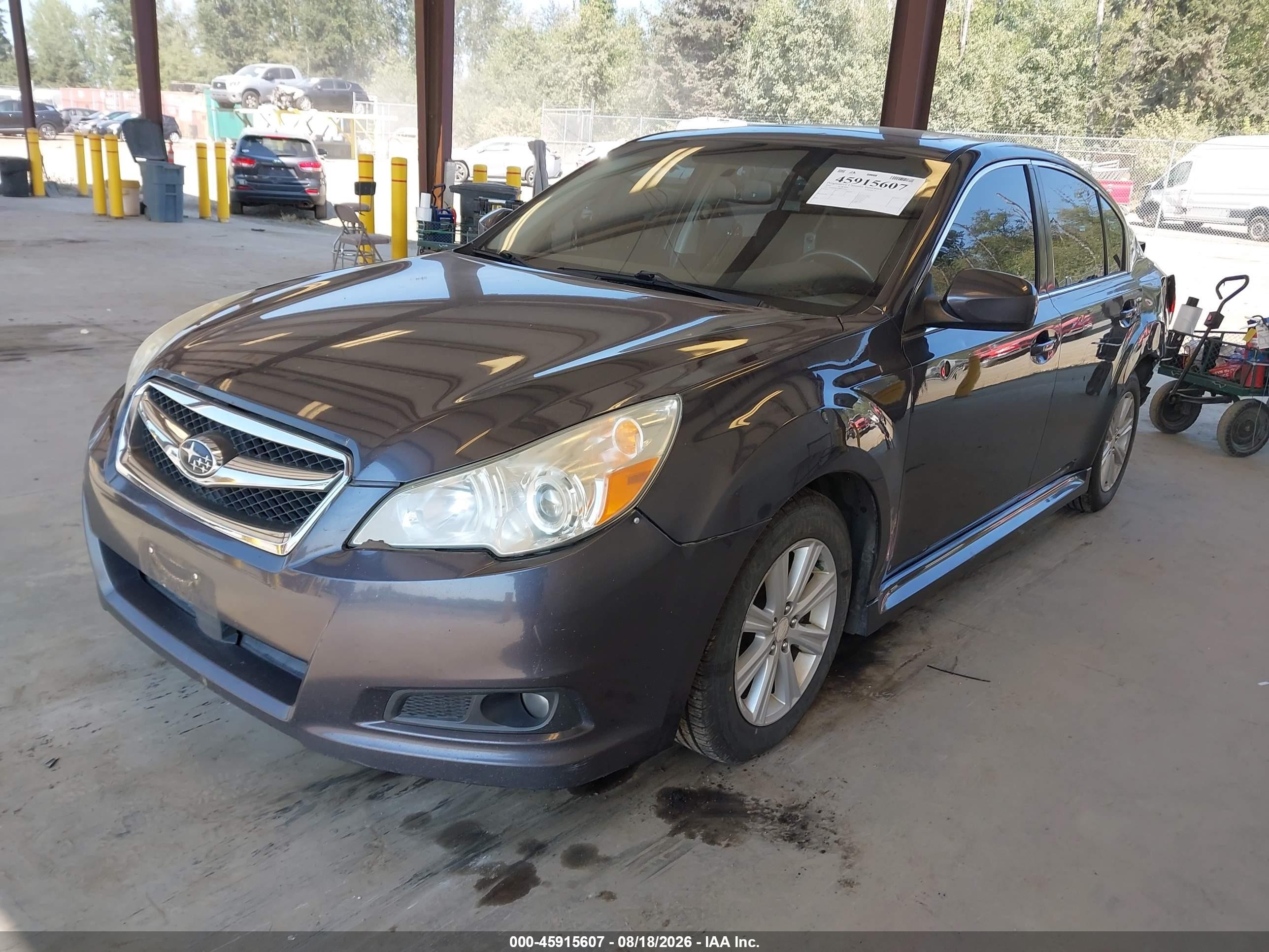 2010 Subaru Legacy 2.5i Premium Gray vin: 4S3BMBG64A3224455
