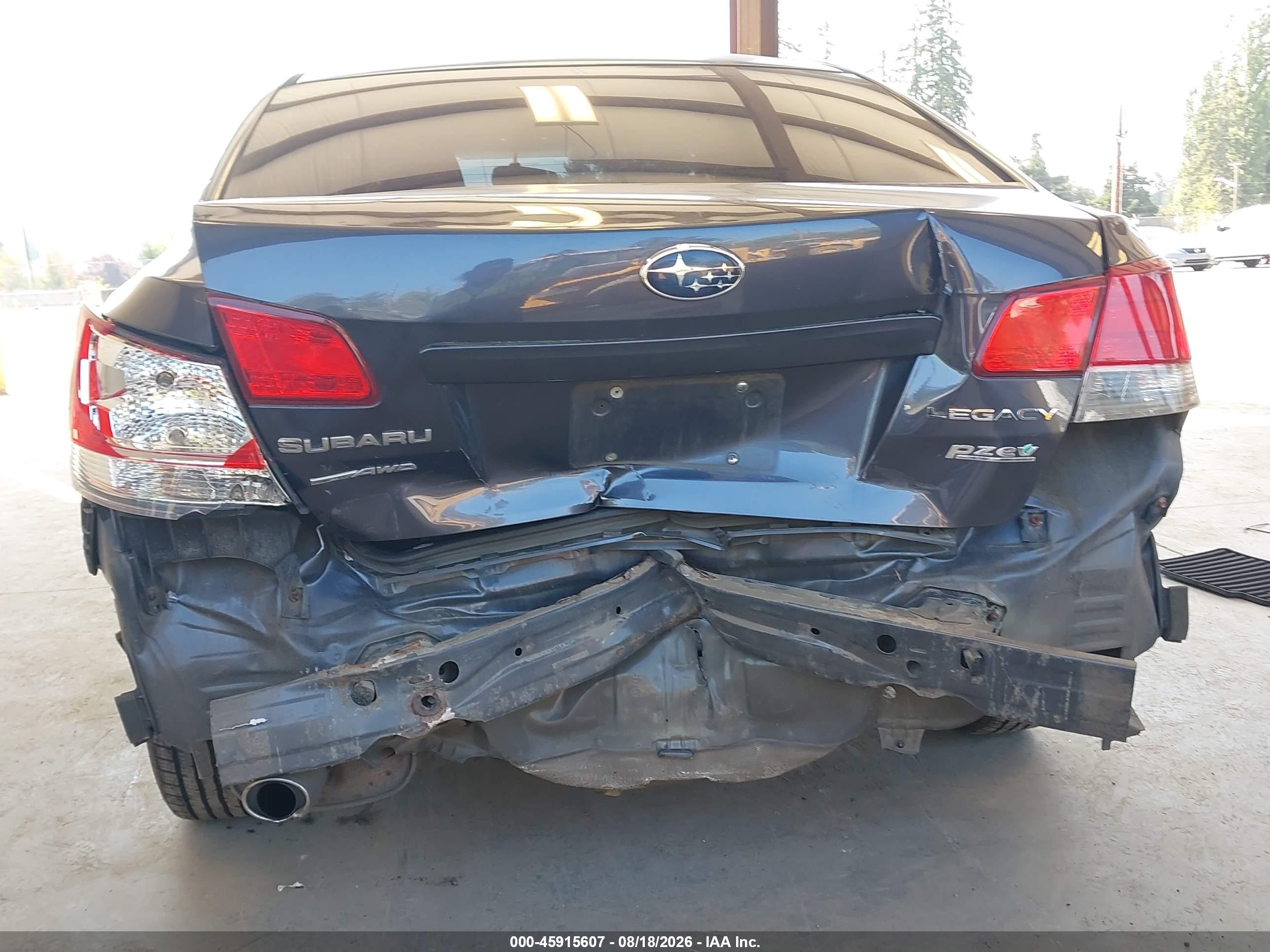 2010 Subaru Legacy 2.5i Premium Gray vin: 4S3BMBG64A3224455