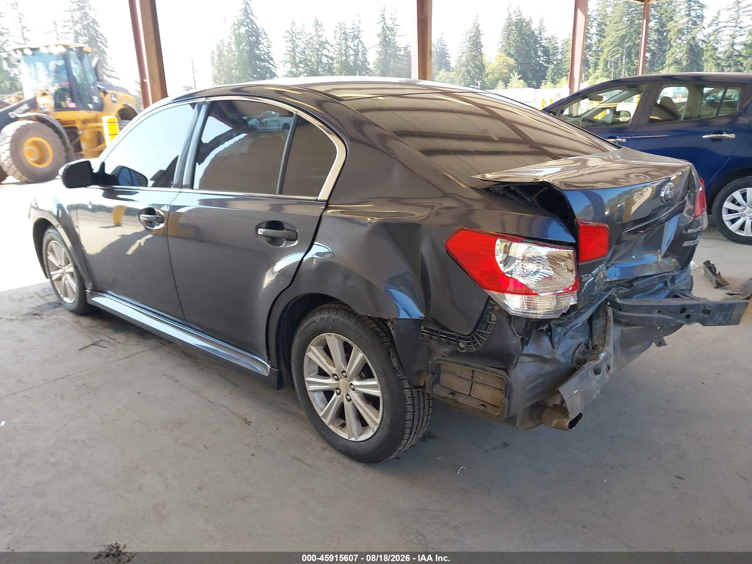 2010 Subaru Legacy 2.5i Premium Gray vin: 4S3BMBG64A3224455
