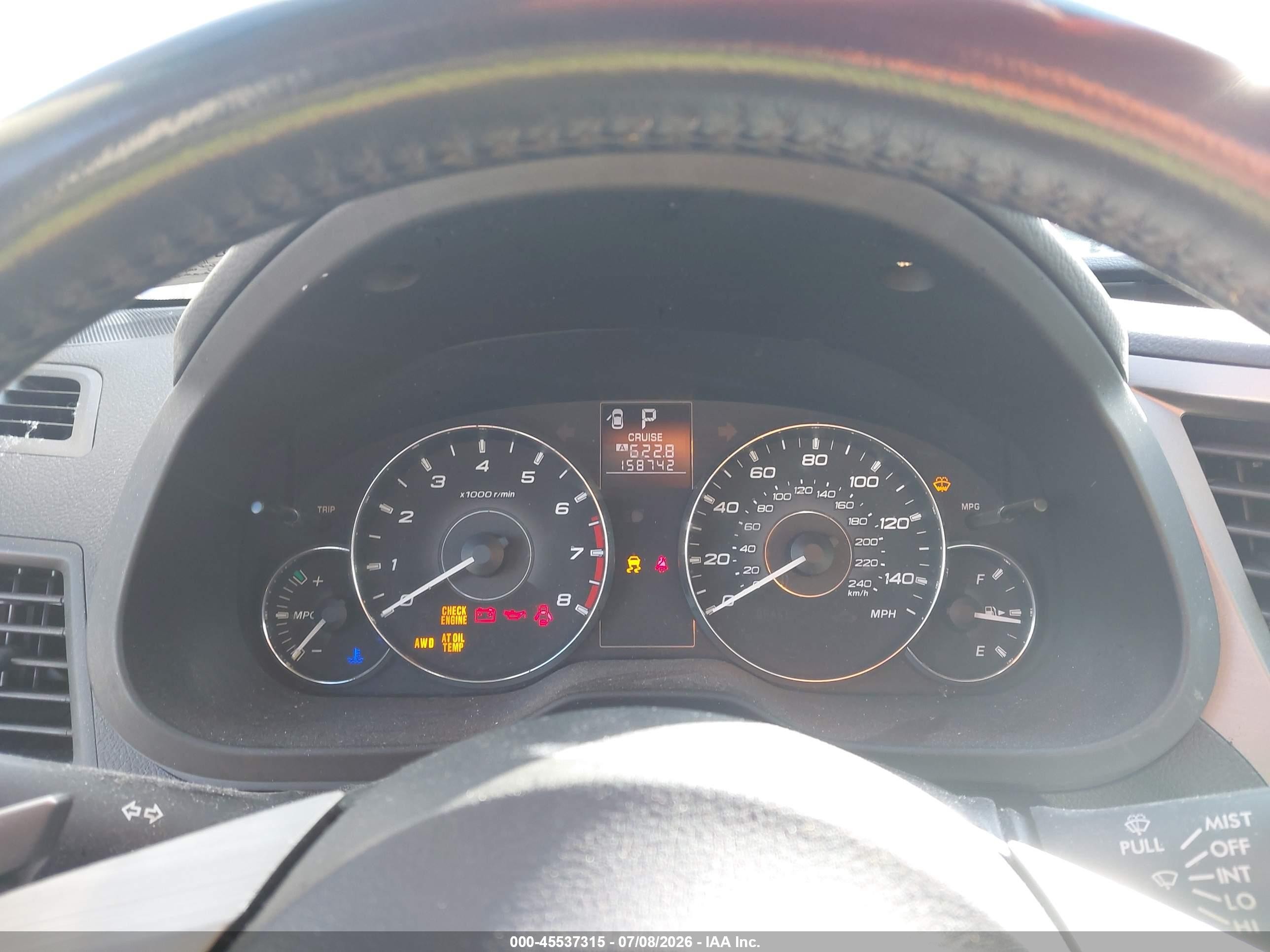 2011 Subaru Legacy 2.5i Premium Белый vin: 4S3BMBG65B3215359