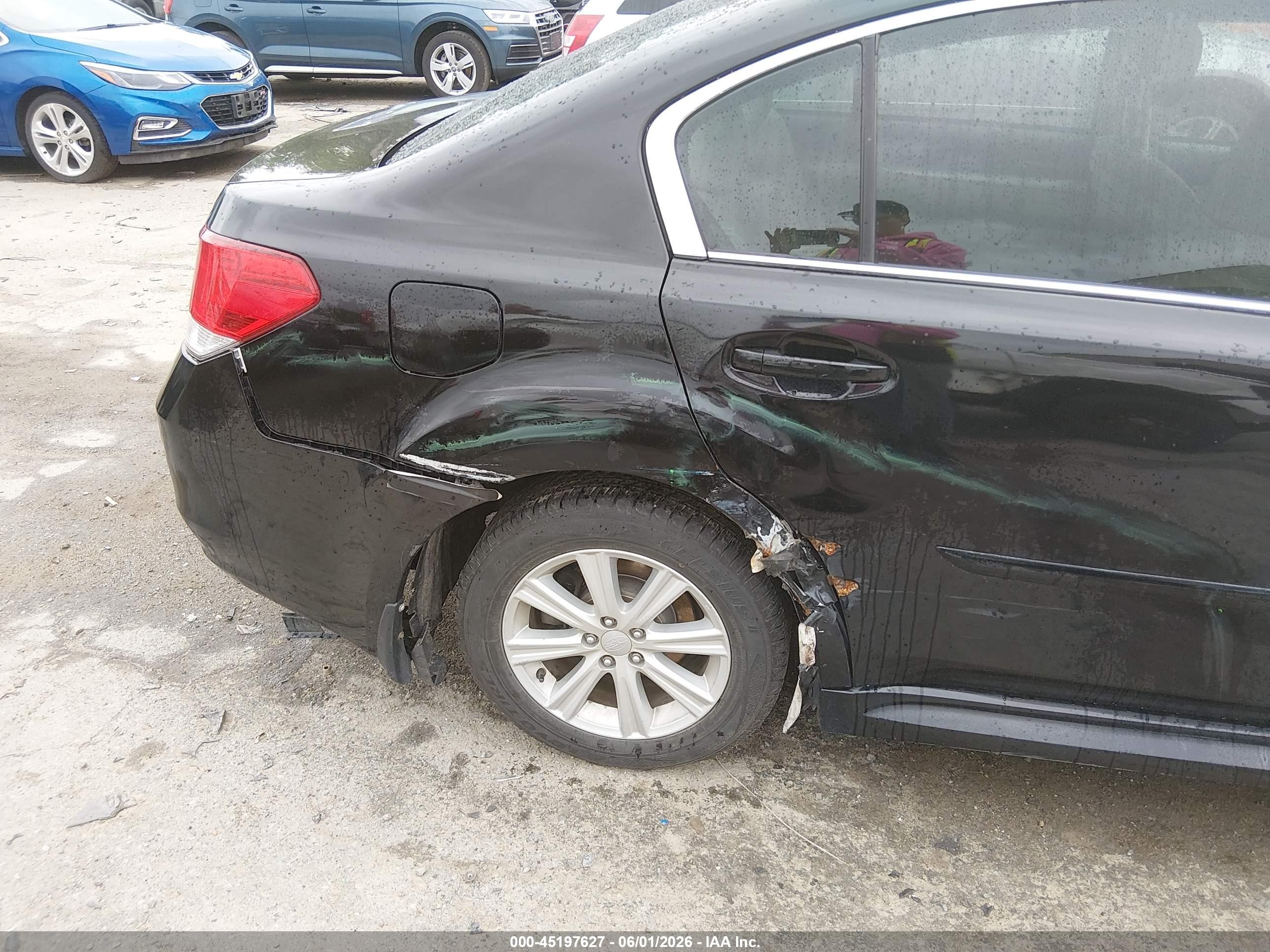 2011 Subaru Legacy 2.5i Premium Black vin: 4S3BMBG65B3244862