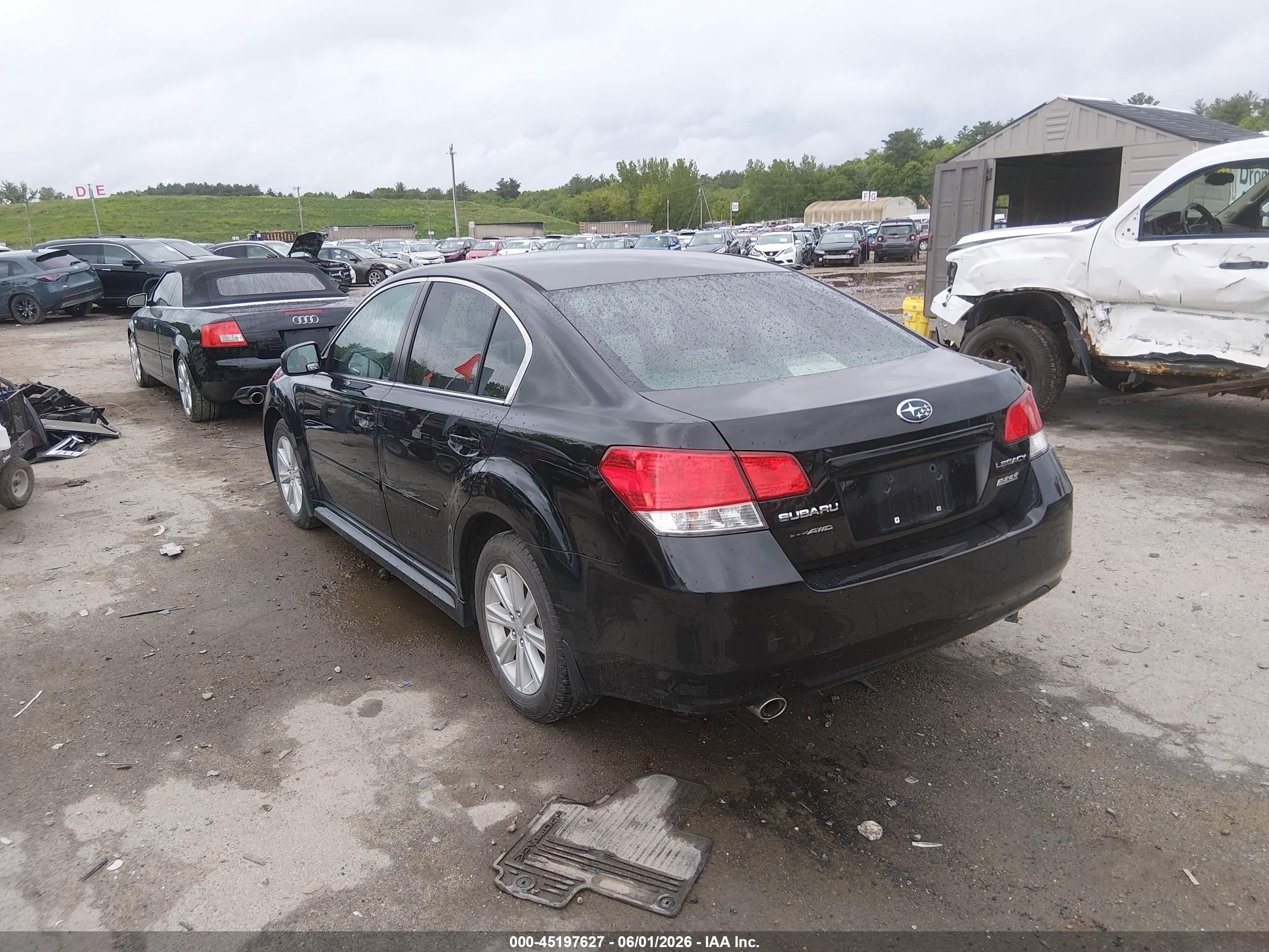2011 Subaru Legacy 2.5i Premium Black vin: 4S3BMBG65B3244862