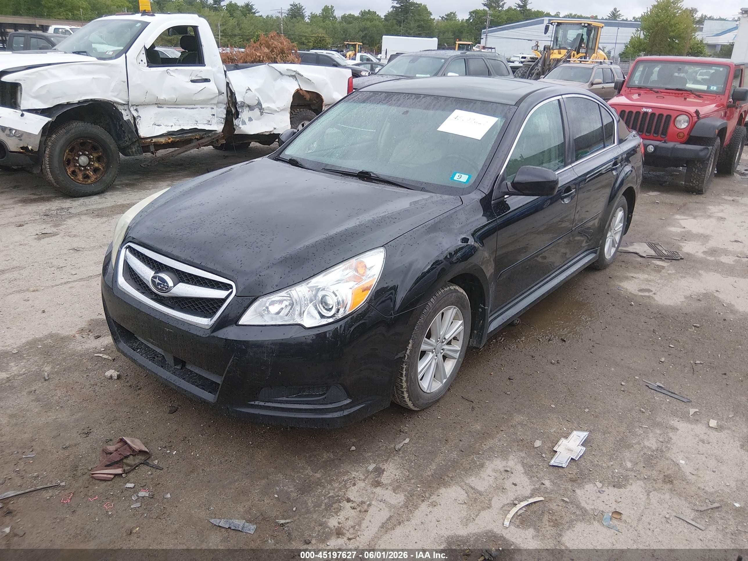 2011 Subaru Legacy 2.5i Premium Black vin: 4S3BMBG65B3244862