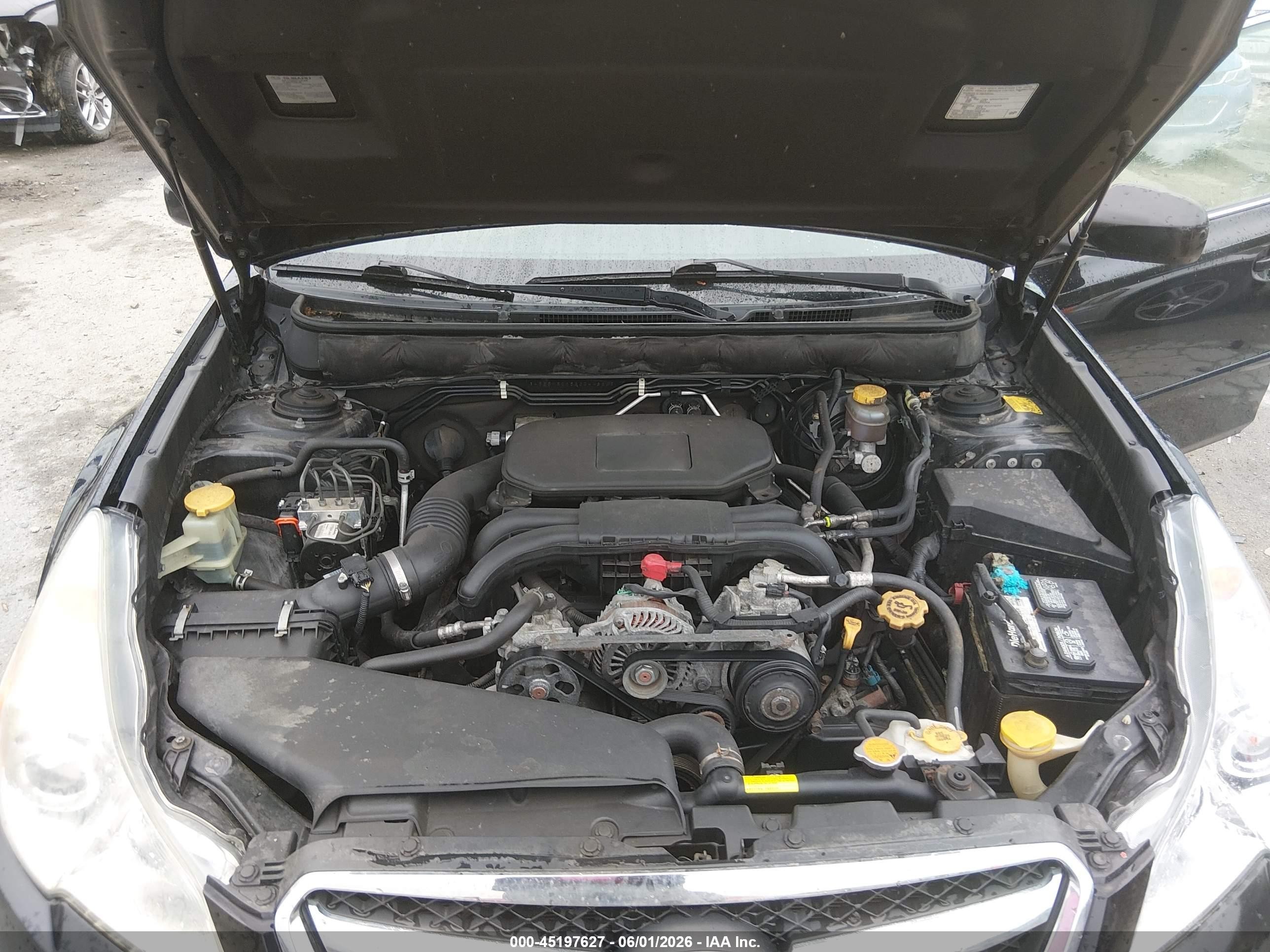 2011 Subaru Legacy 2.5i Premium Black vin: 4S3BMBG65B3244862