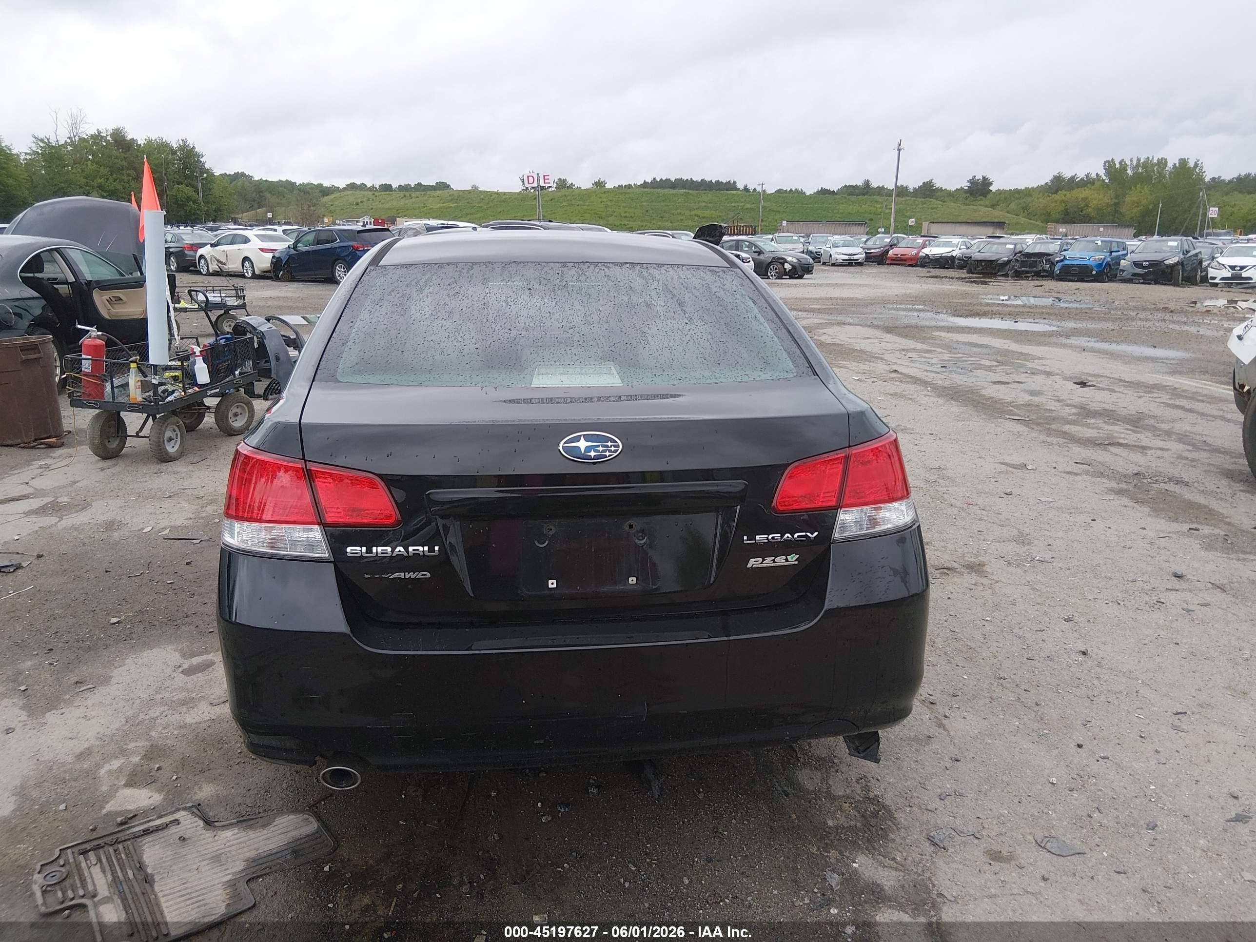 2011 Subaru Legacy 2.5i Premium Black vin: 4S3BMBG65B3244862