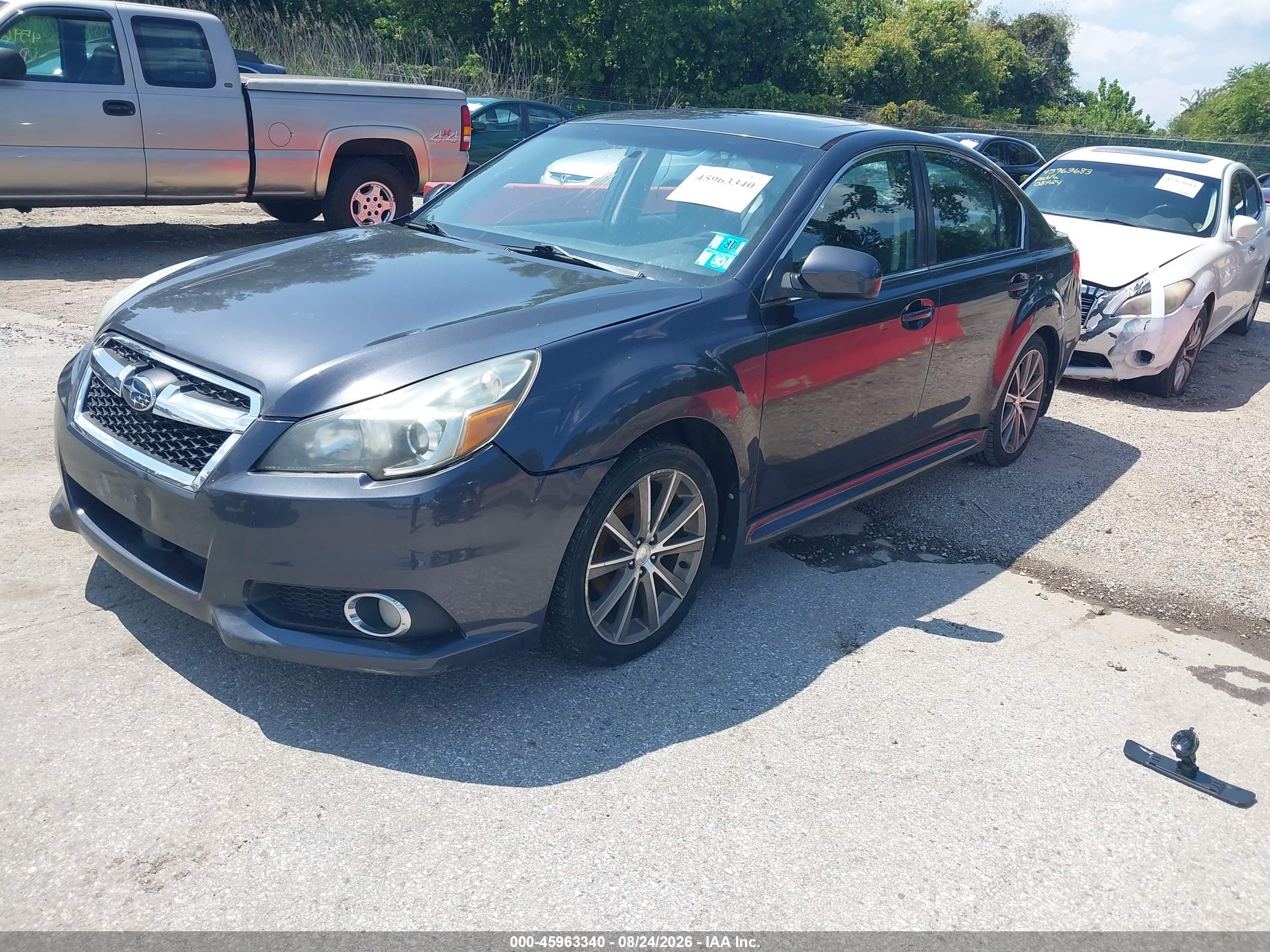 2013 Subaru Legacy 2.5 I Sport Gray vin: 4S3BMBG65D3048021