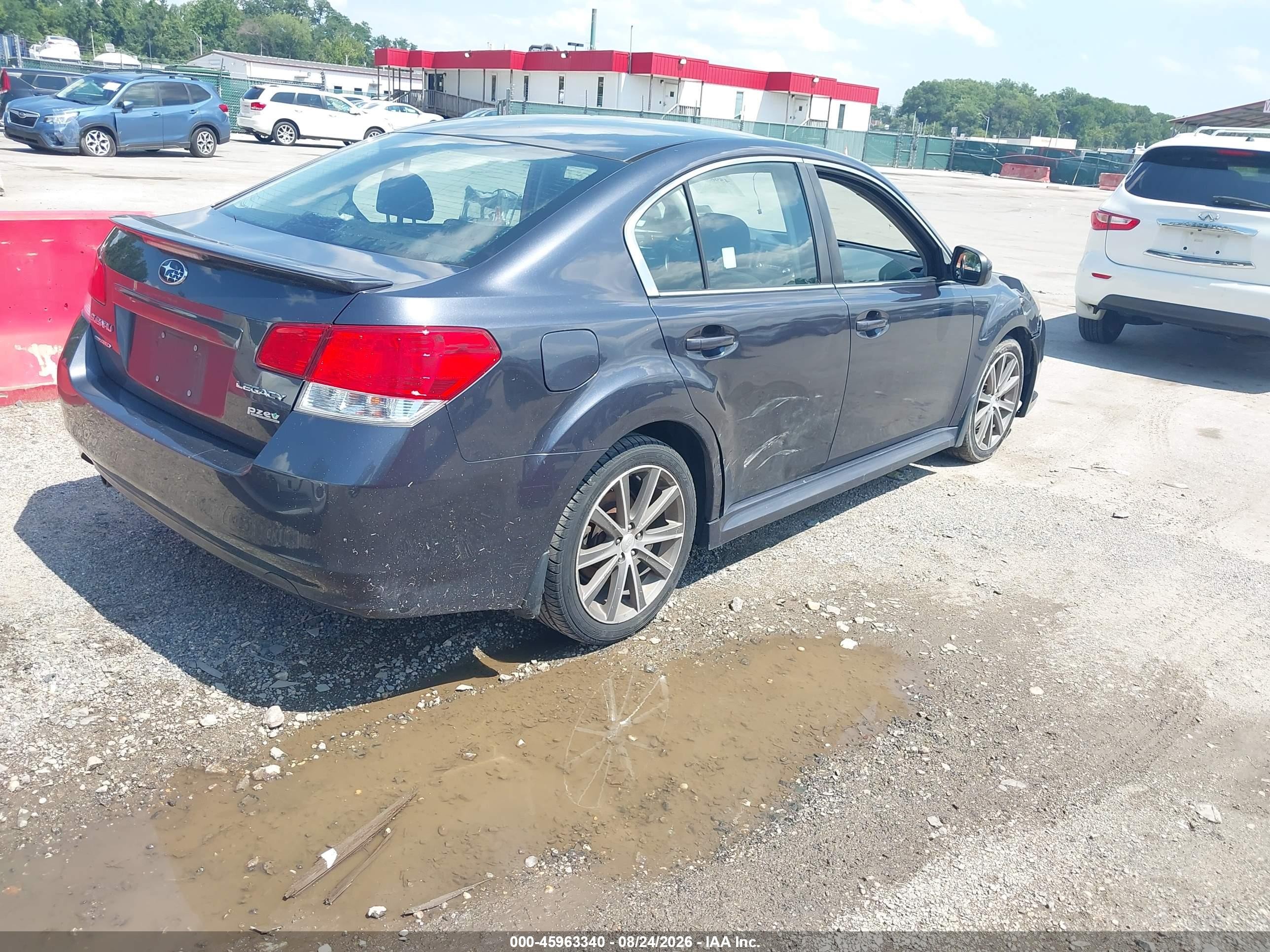 2013 Subaru Legacy 2.5 I Sport Gray vin: 4S3BMBG65D3048021