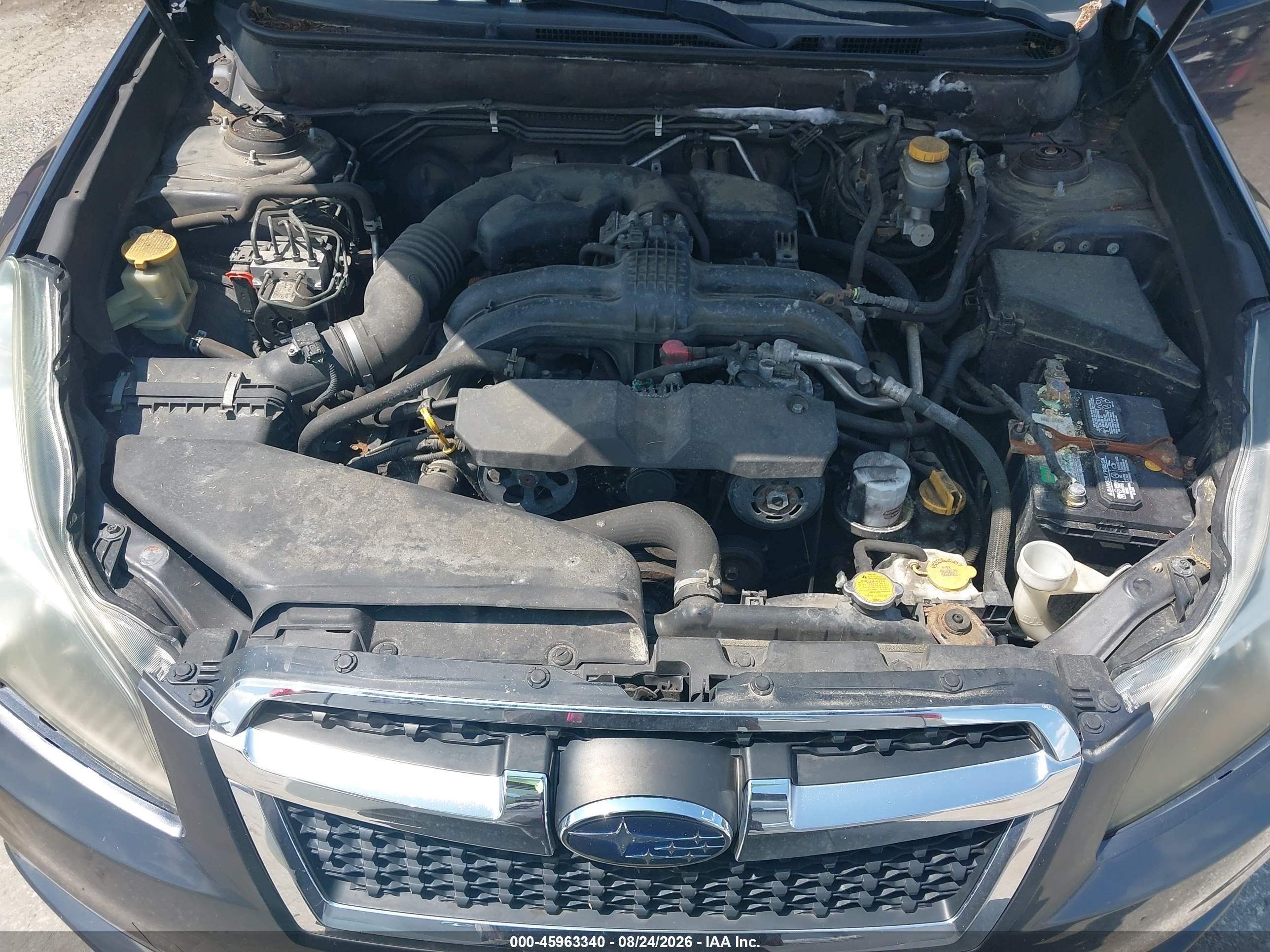 2013 Subaru Legacy 2.5 I Sport Gray vin: 4S3BMBG65D3048021