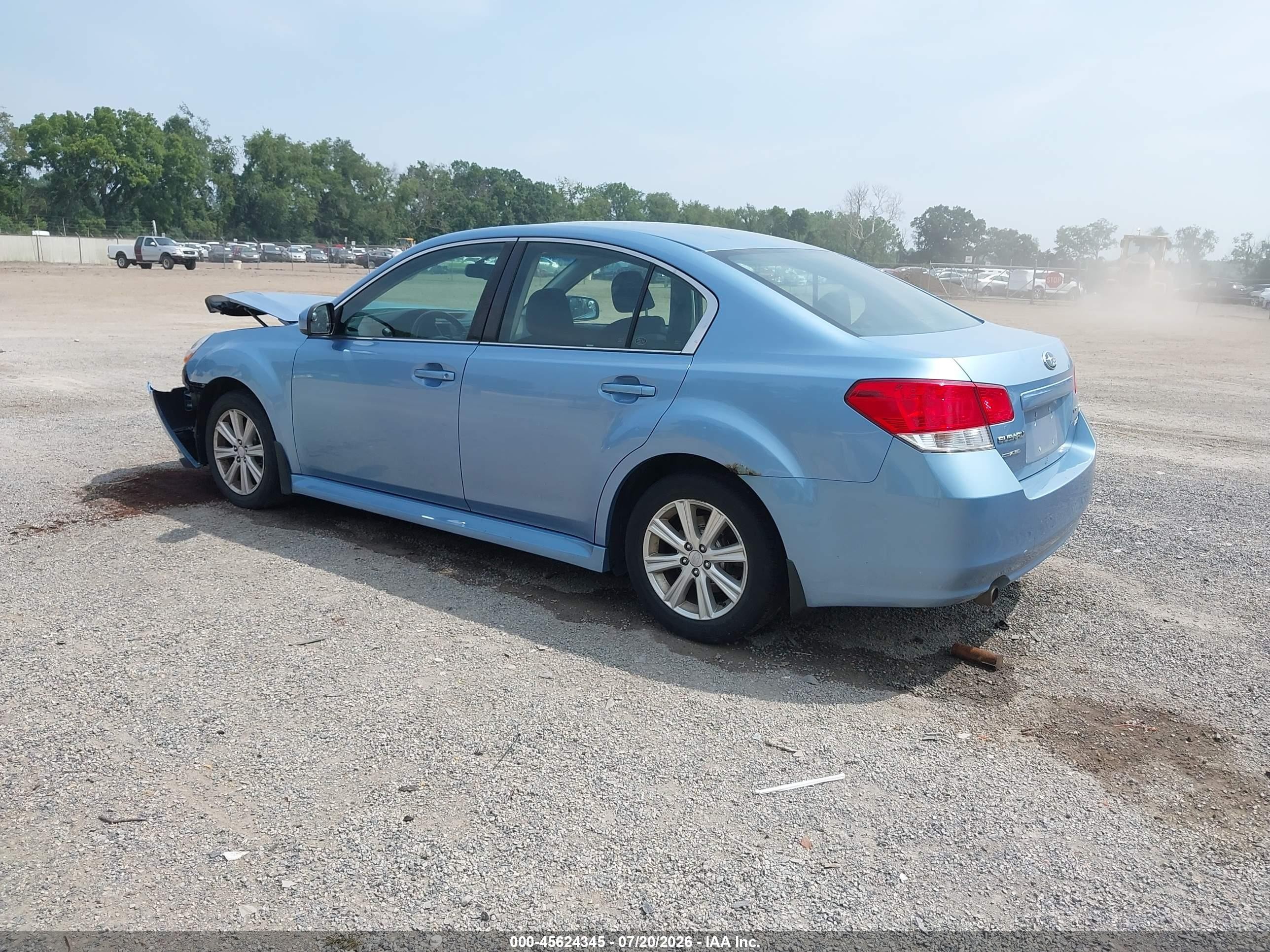 2012 Subaru Legacy 2.5i Premium Blue vin: 4S3BMBG66C3021134