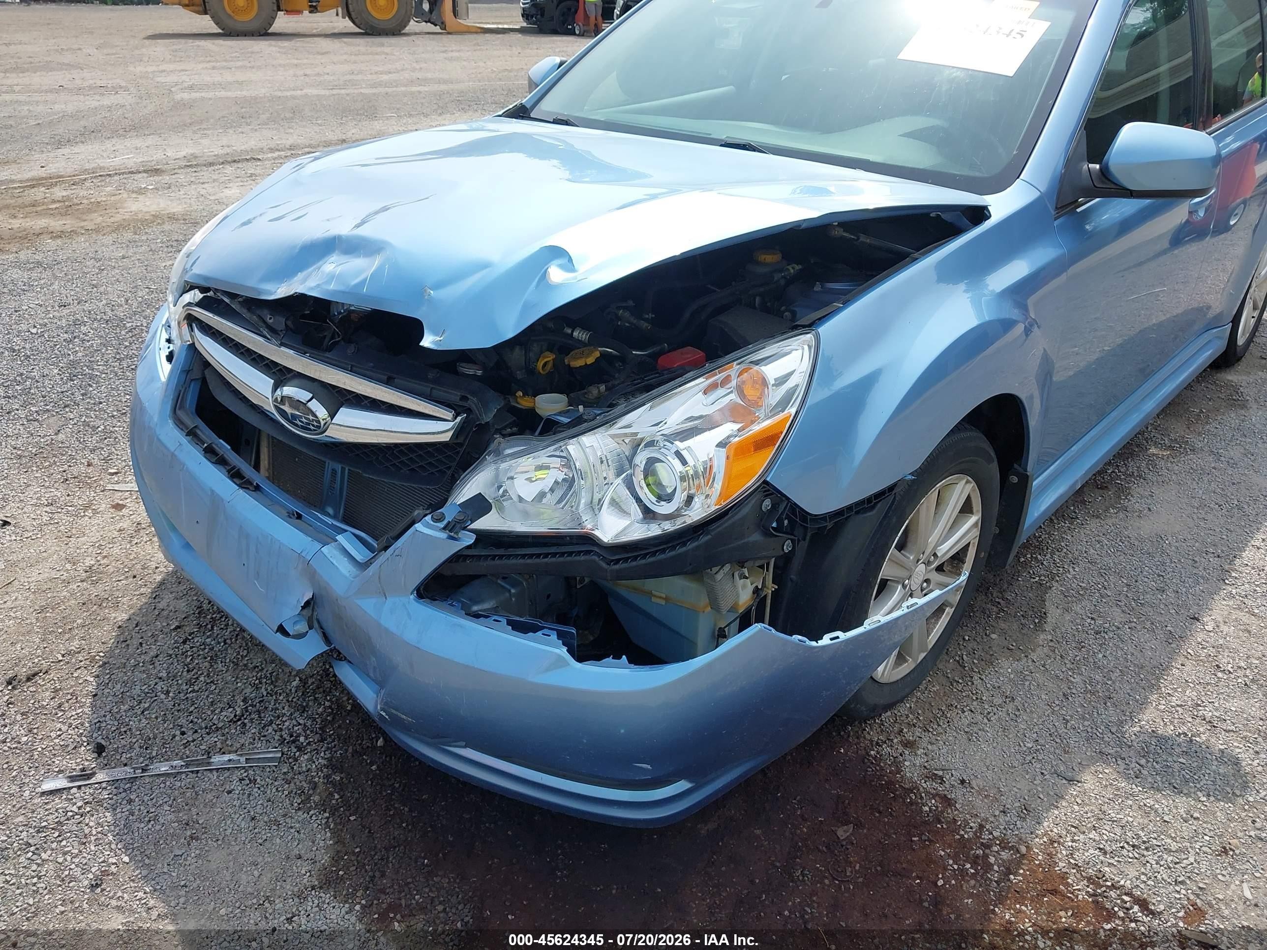 2012 Subaru Legacy 2.5i Premium Blue vin: 4S3BMBG66C3021134