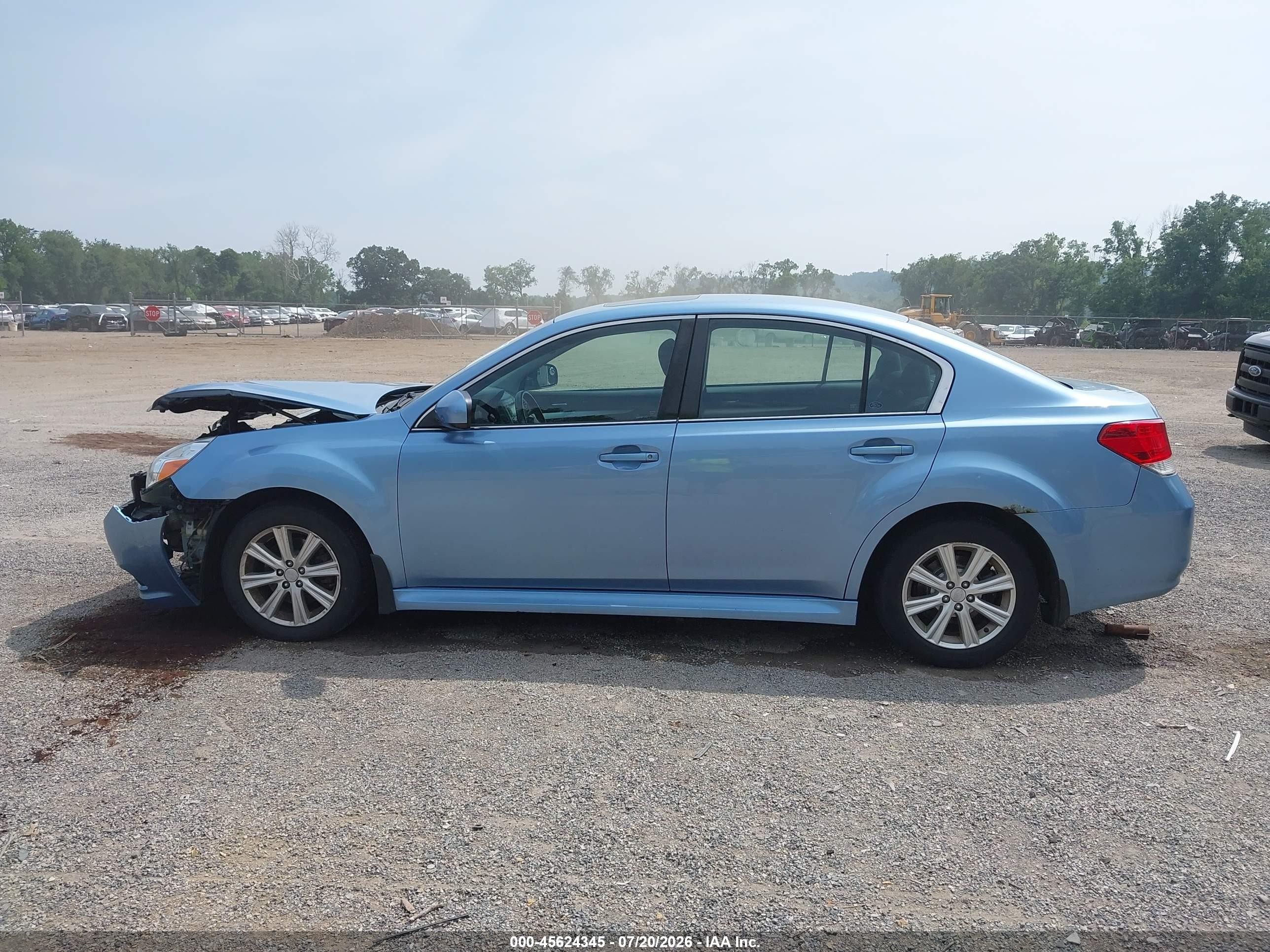 2012 Subaru Legacy 2.5i Premium Blue vin: 4S3BMBG66C3021134