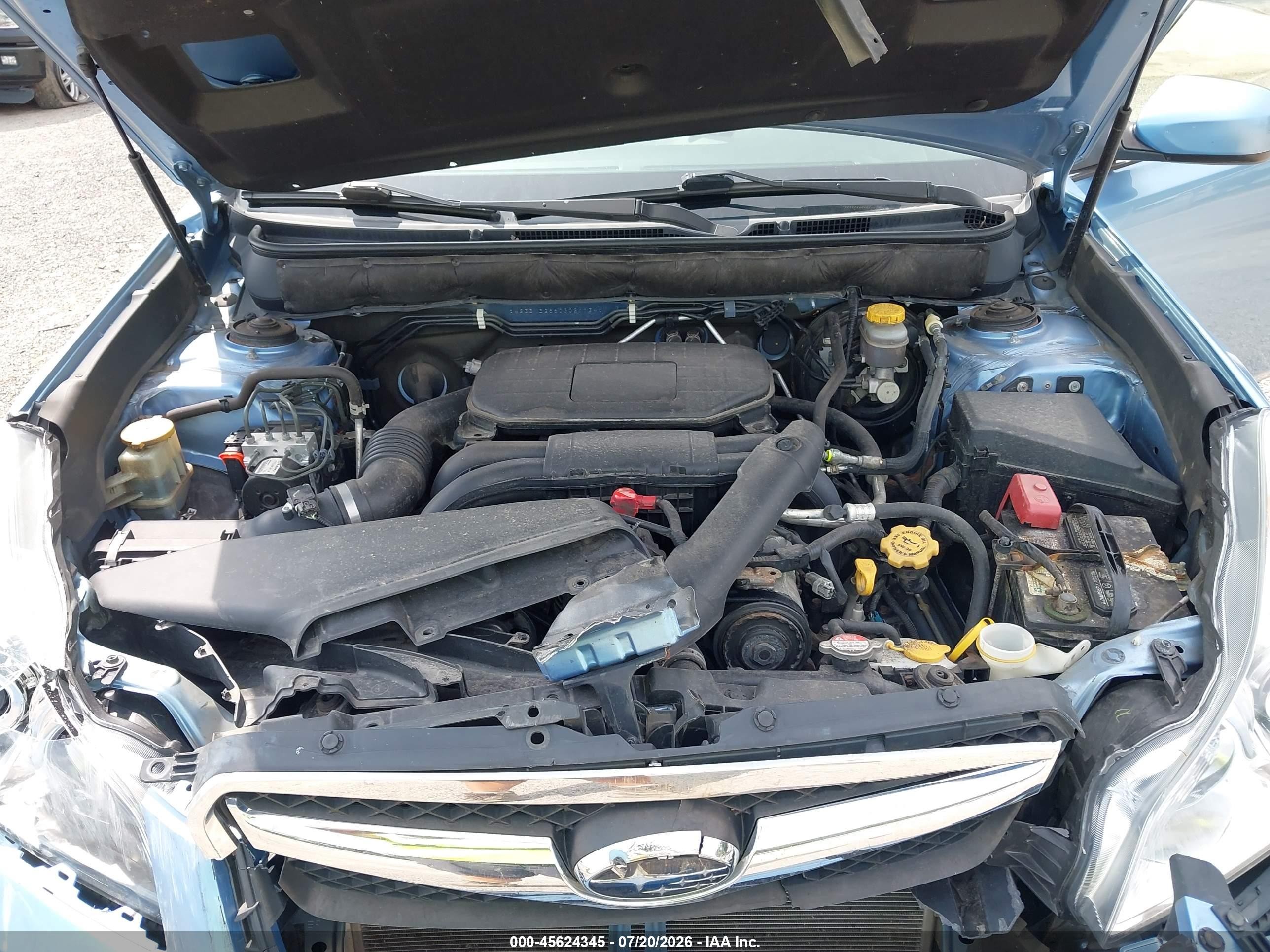 2012 Subaru Legacy 2.5i Premium Blue vin: 4S3BMBG66C3021134