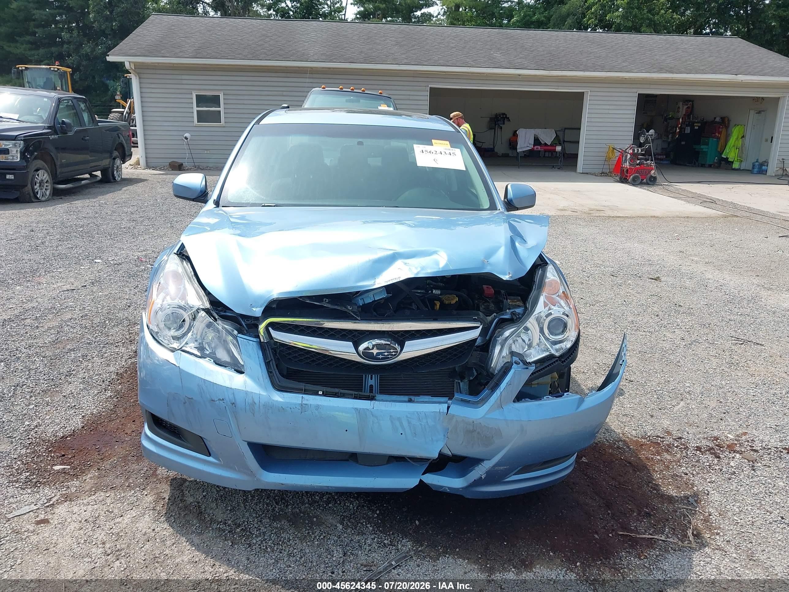 2012 Subaru Legacy 2.5i Premium Blue vin: 4S3BMBG66C3021134
