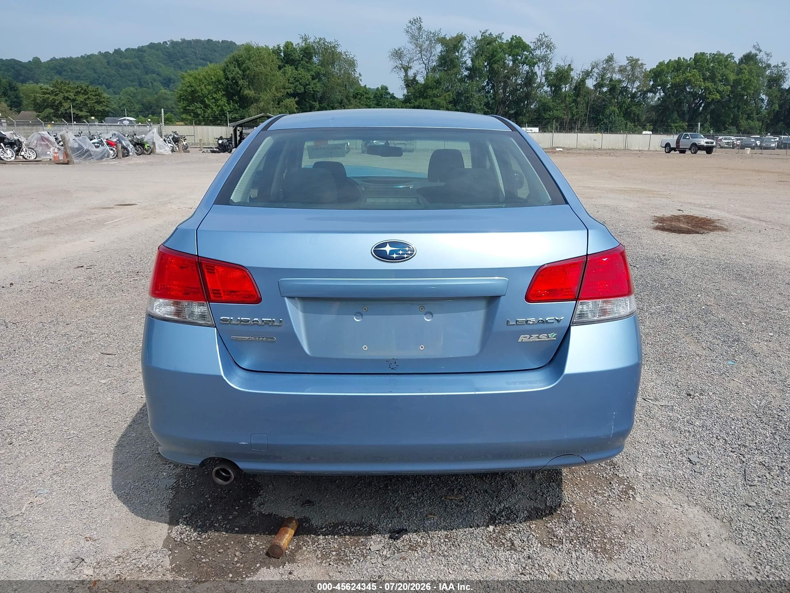 2012 Subaru Legacy 2.5i Premium Blue vin: 4S3BMBG66C3021134