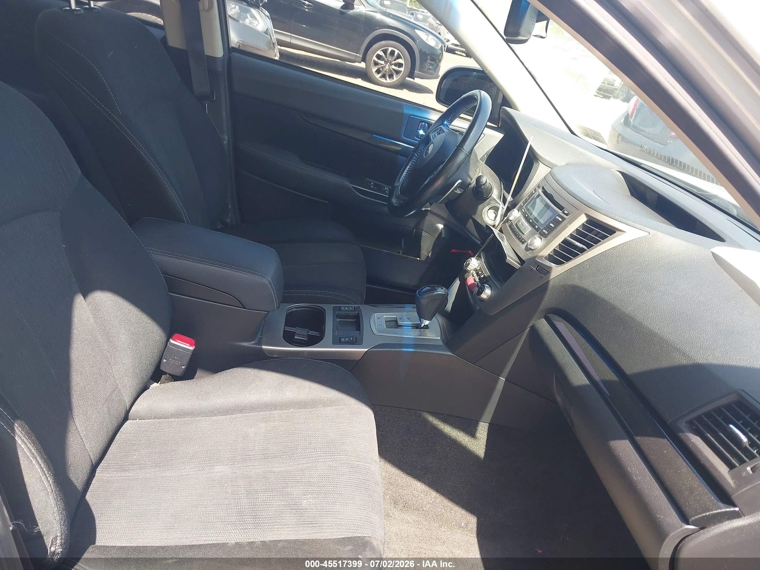 2013 Subaru Legacy 2.5 I Sport Gray vin: 4S3BMBG66D3039666