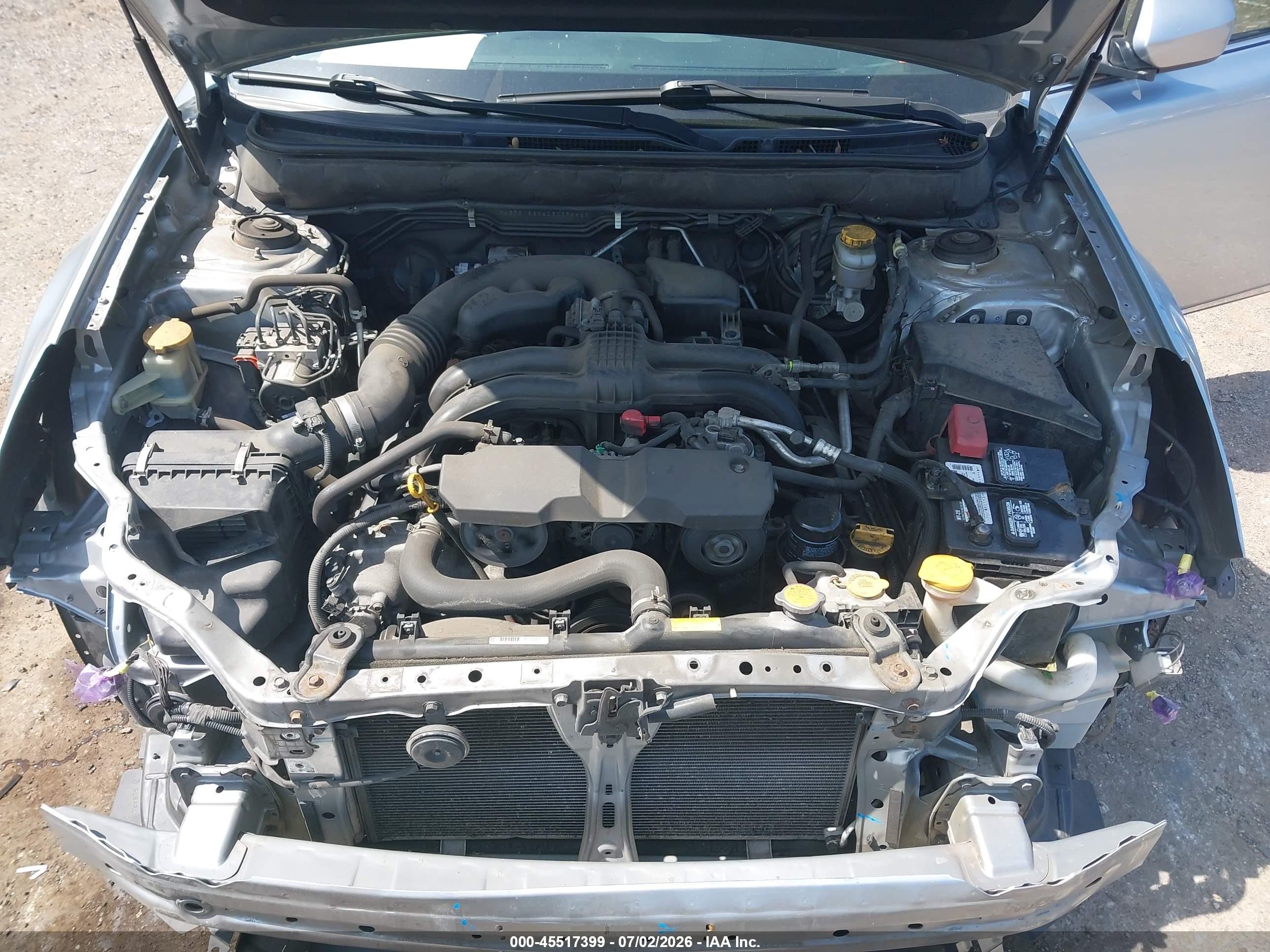 2013 Subaru Legacy 2.5 I Sport Gray vin: 4S3BMBG66D3039666