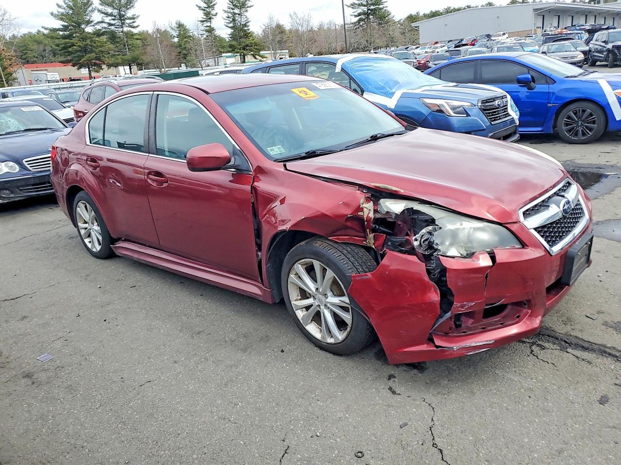 2013 Subaru Legacy Burgundy vin: 4S3BMBG66D3045130
