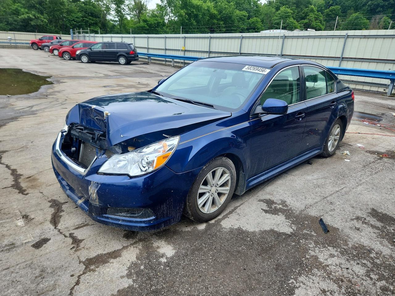 2010 Subaru Legacy 2.5i Premium Blue vin: 4S3BMBG67A3221873
