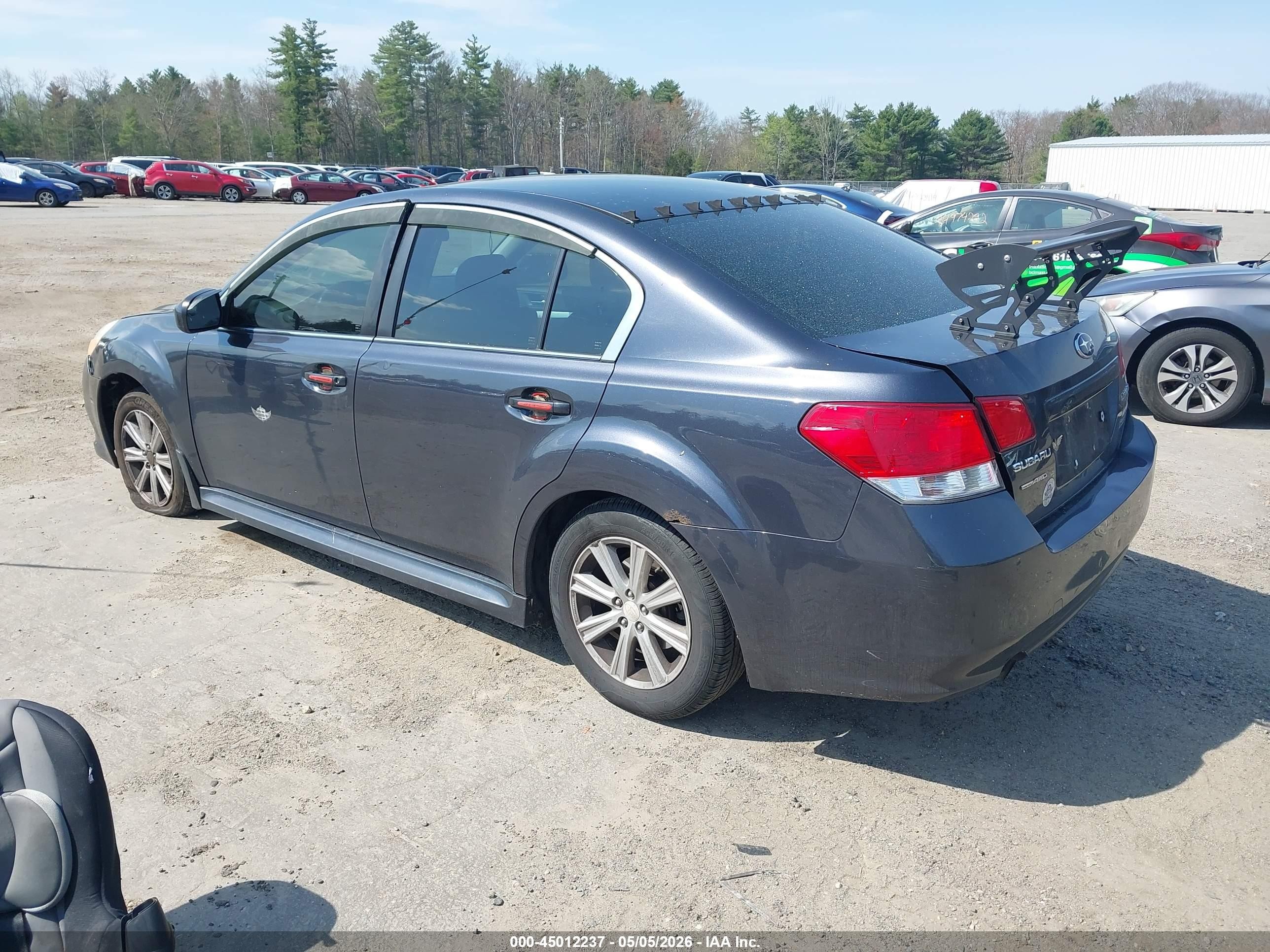 2010 Subaru Legacy 2.5i Premium Blue vin: 4S3BMBG67A3231335