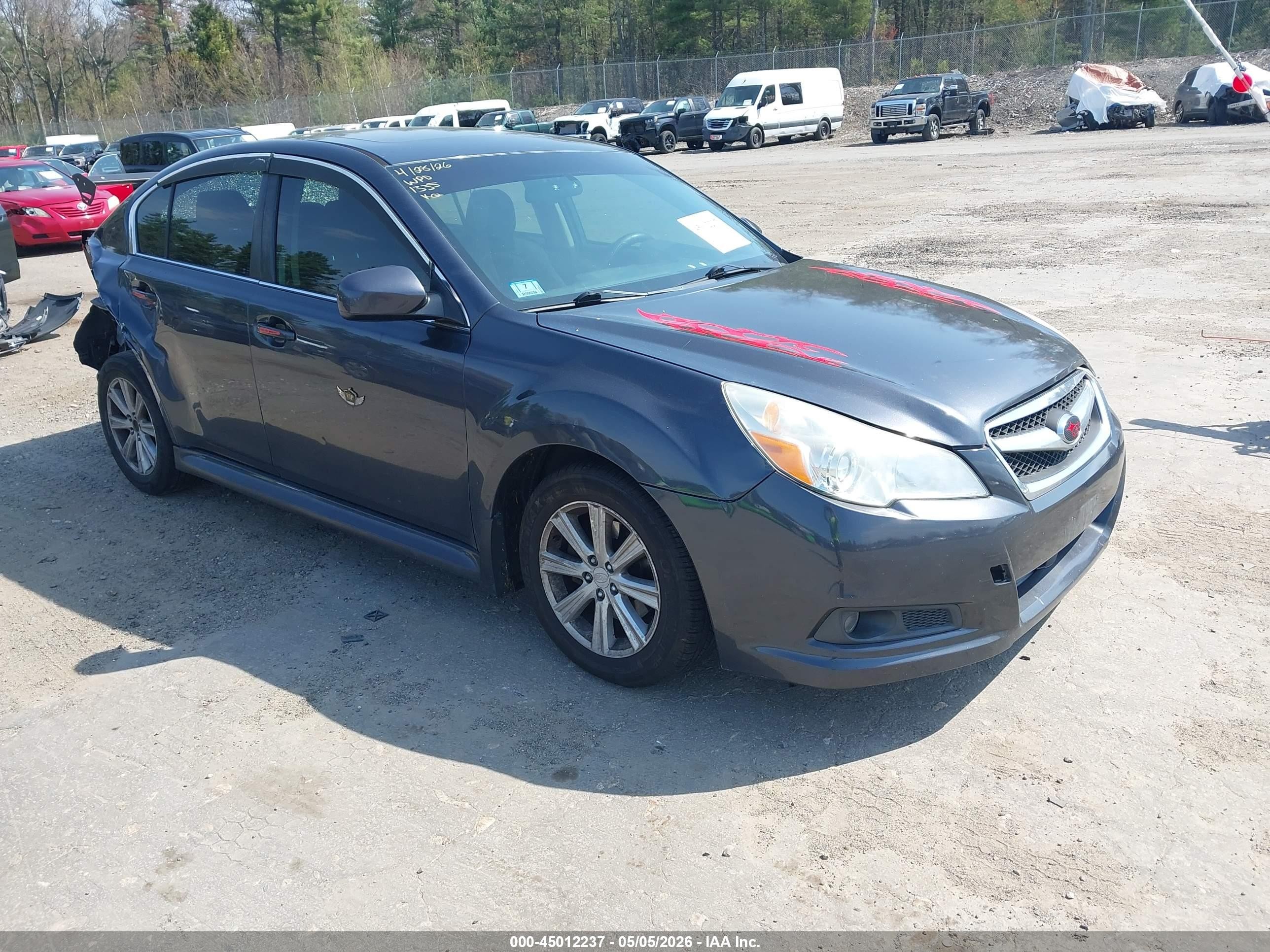 2010 Subaru Legacy 2.5i Premium Blue vin: 4S3BMBG67A3231335
