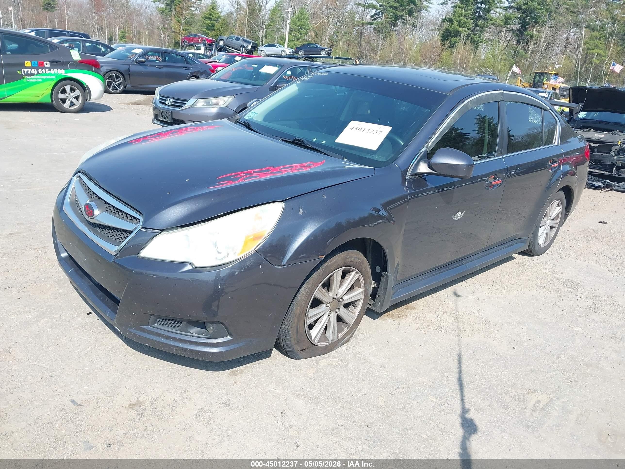 2010 Subaru Legacy 2.5i Premium Blue vin: 4S3BMBG67A3231335