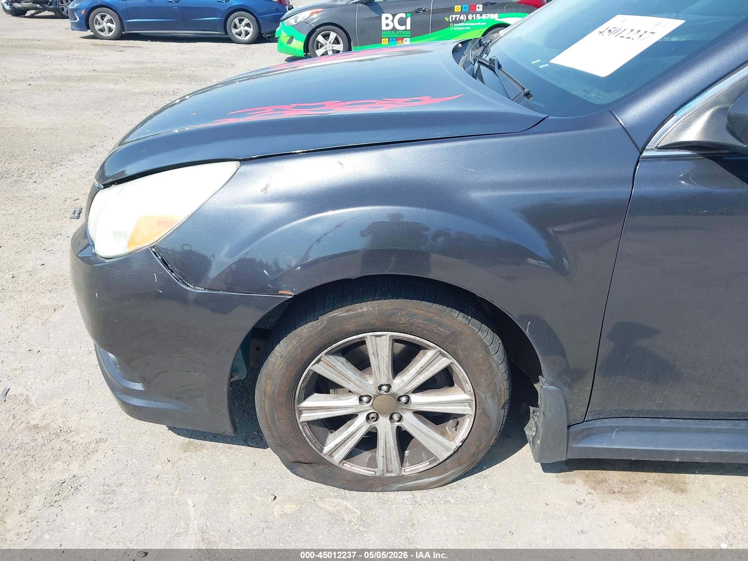 2010 Subaru Legacy 2.5i Premium Blue vin: 4S3BMBG67A3231335