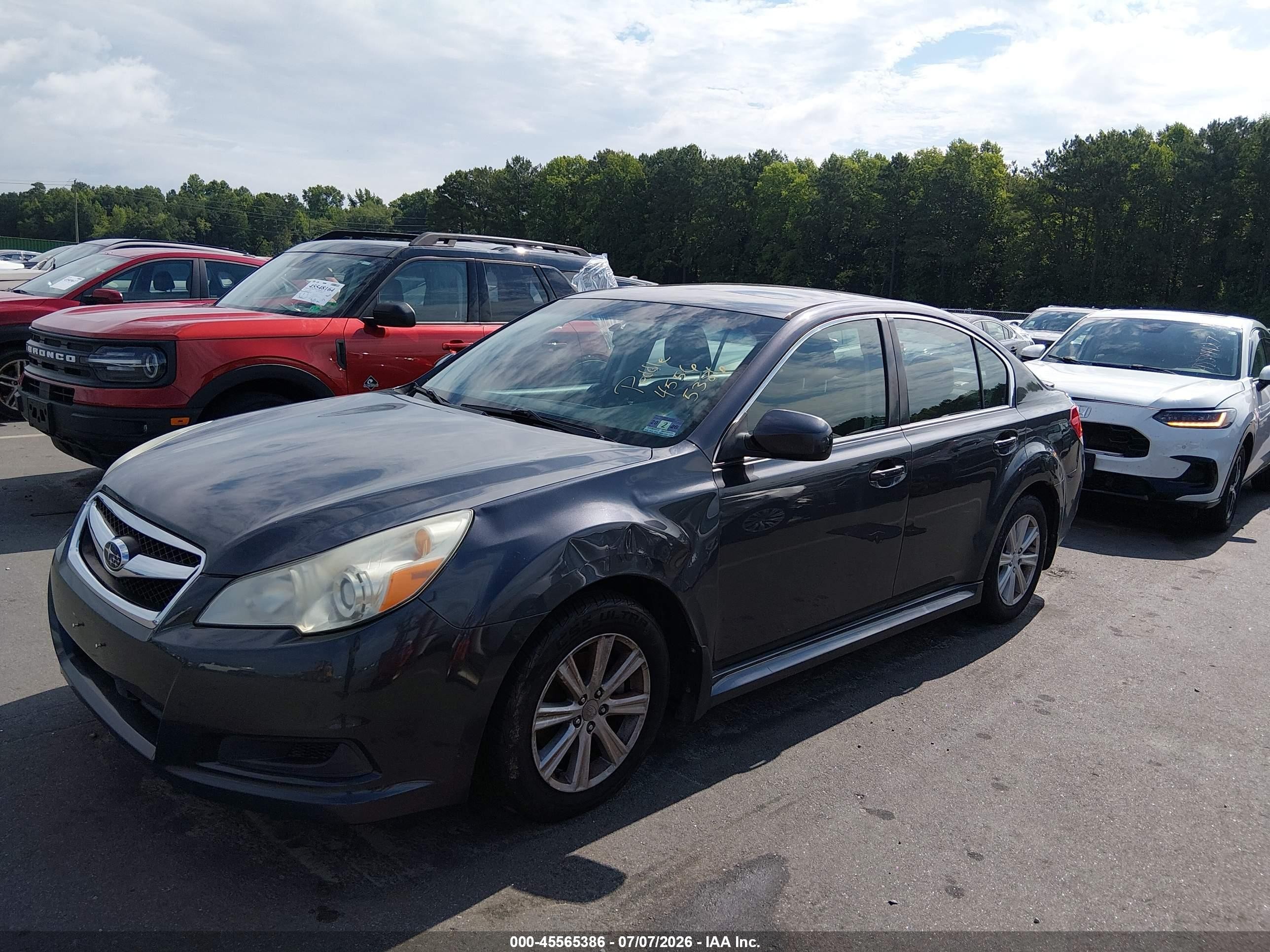 2011 Subaru Legacy 2.5i Premium Gray vin: 4S3BMBG67B3259461