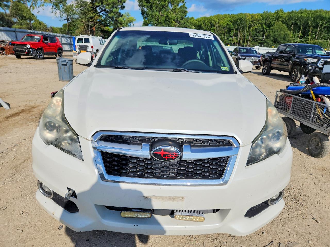2013 Subaru Legacy 2.5i Premium Белый vin: 4S3BMBG67D3040437