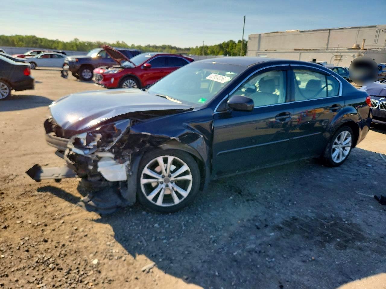 2013 Subaru Legacy 2.5i Premium Blue vin: 4S3BMBG67D3045637
