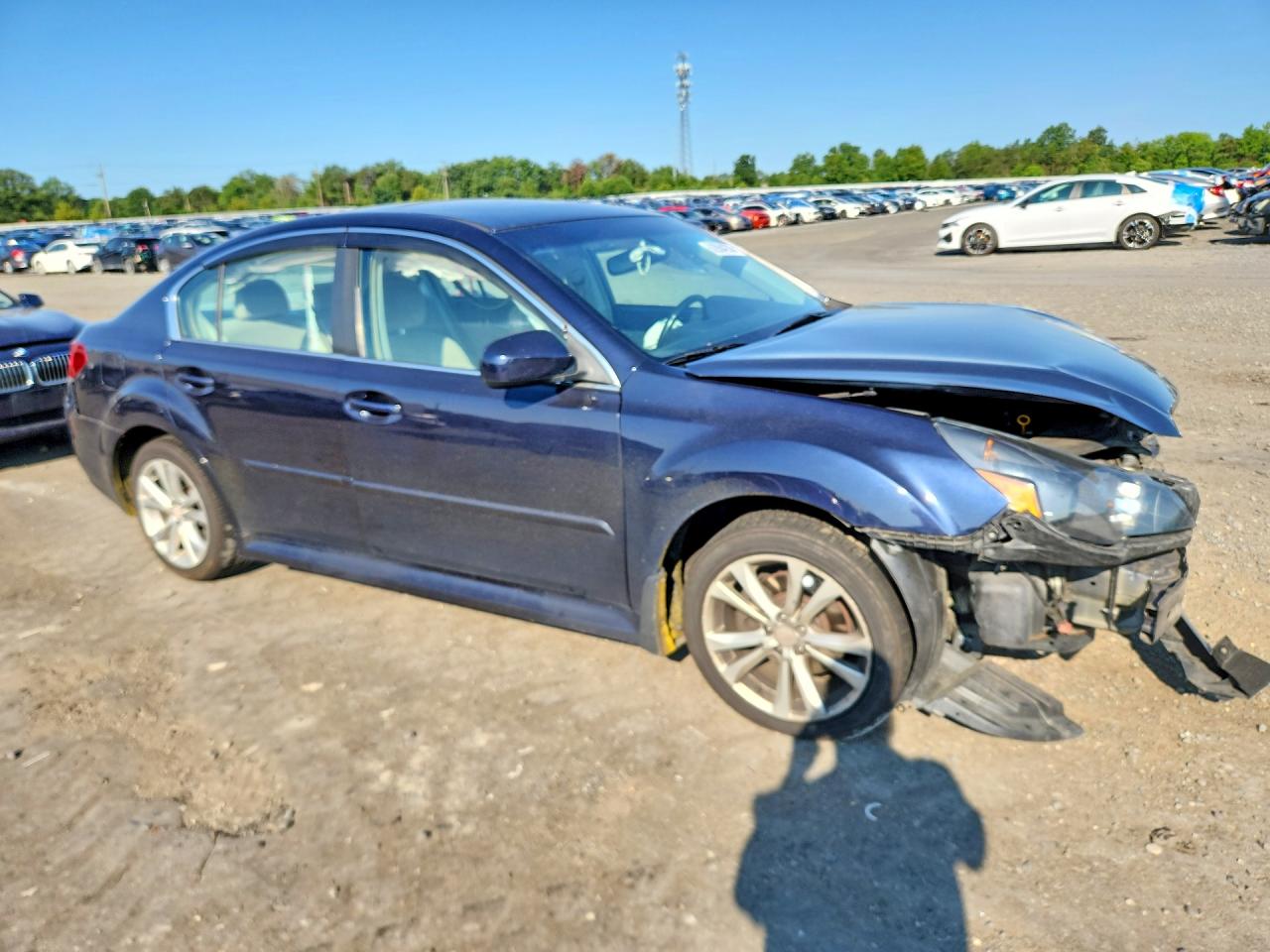 2013 Subaru Legacy 2.5i Premium Blue vin: 4S3BMBG67D3045637