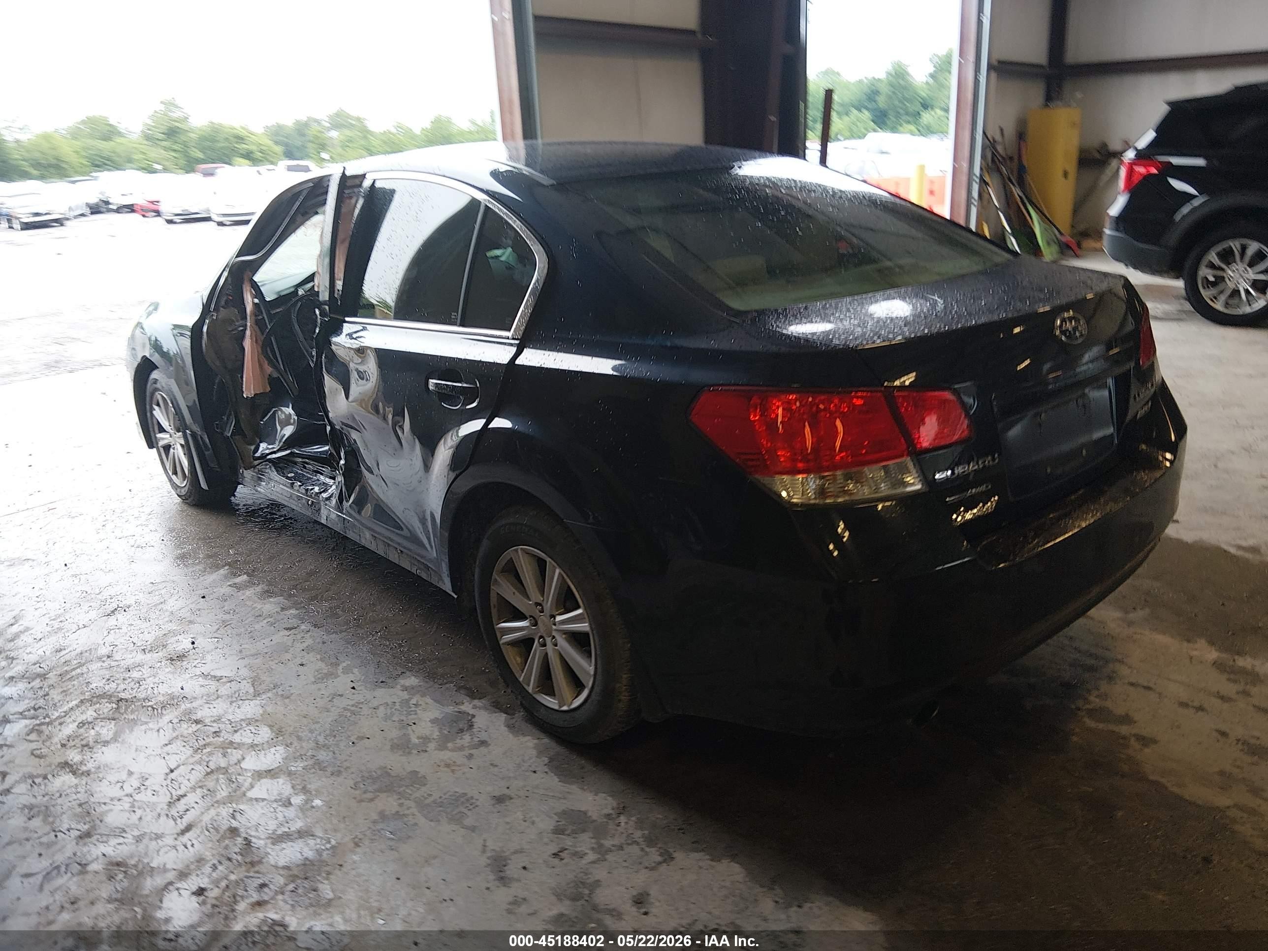 2012 Subaru Legacy 2.5i Premium Синий vin: 4S3BMBG68C3013052