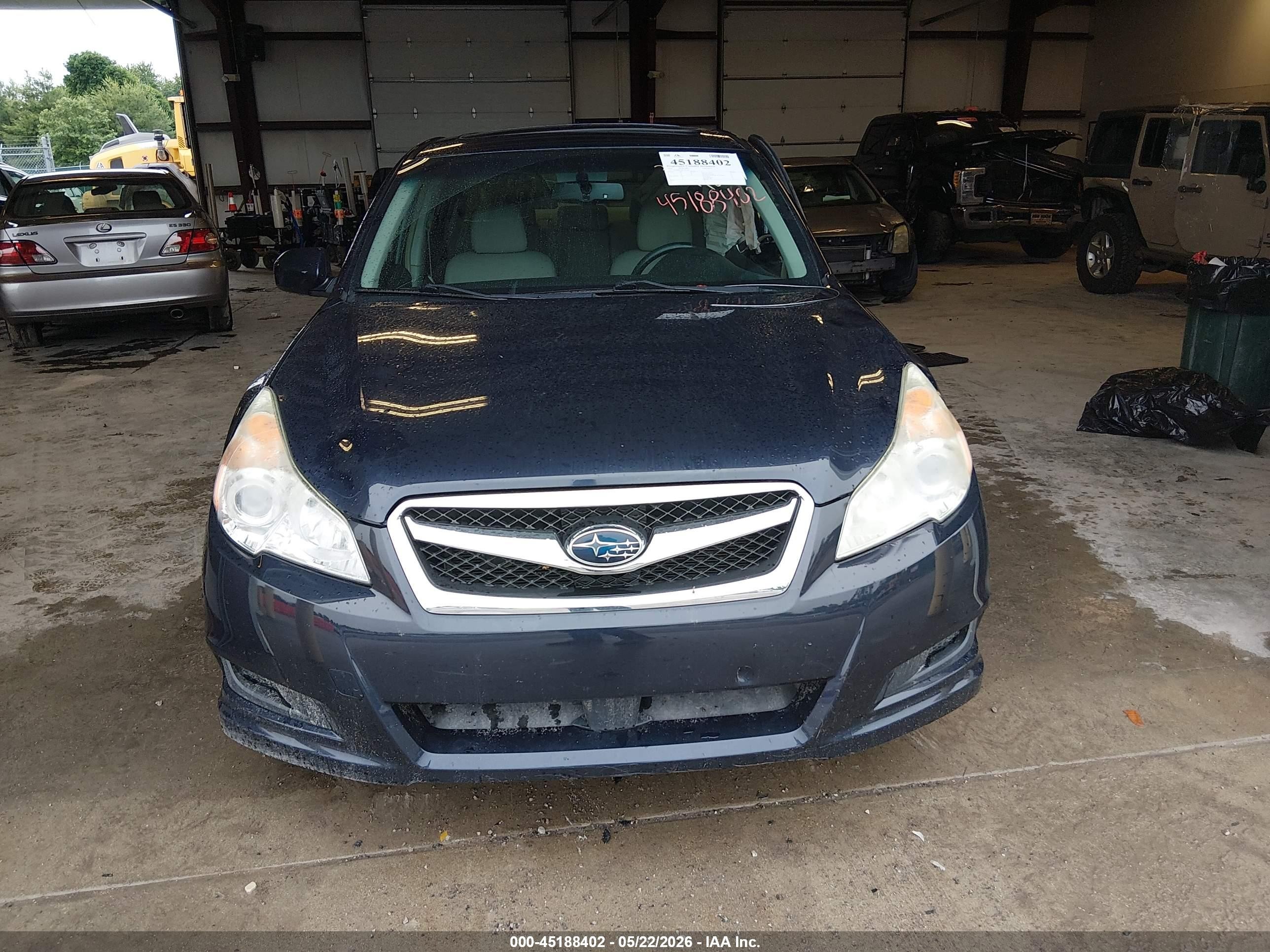 2012 Subaru Legacy 2.5i Premium Синий vin: 4S3BMBG68C3013052