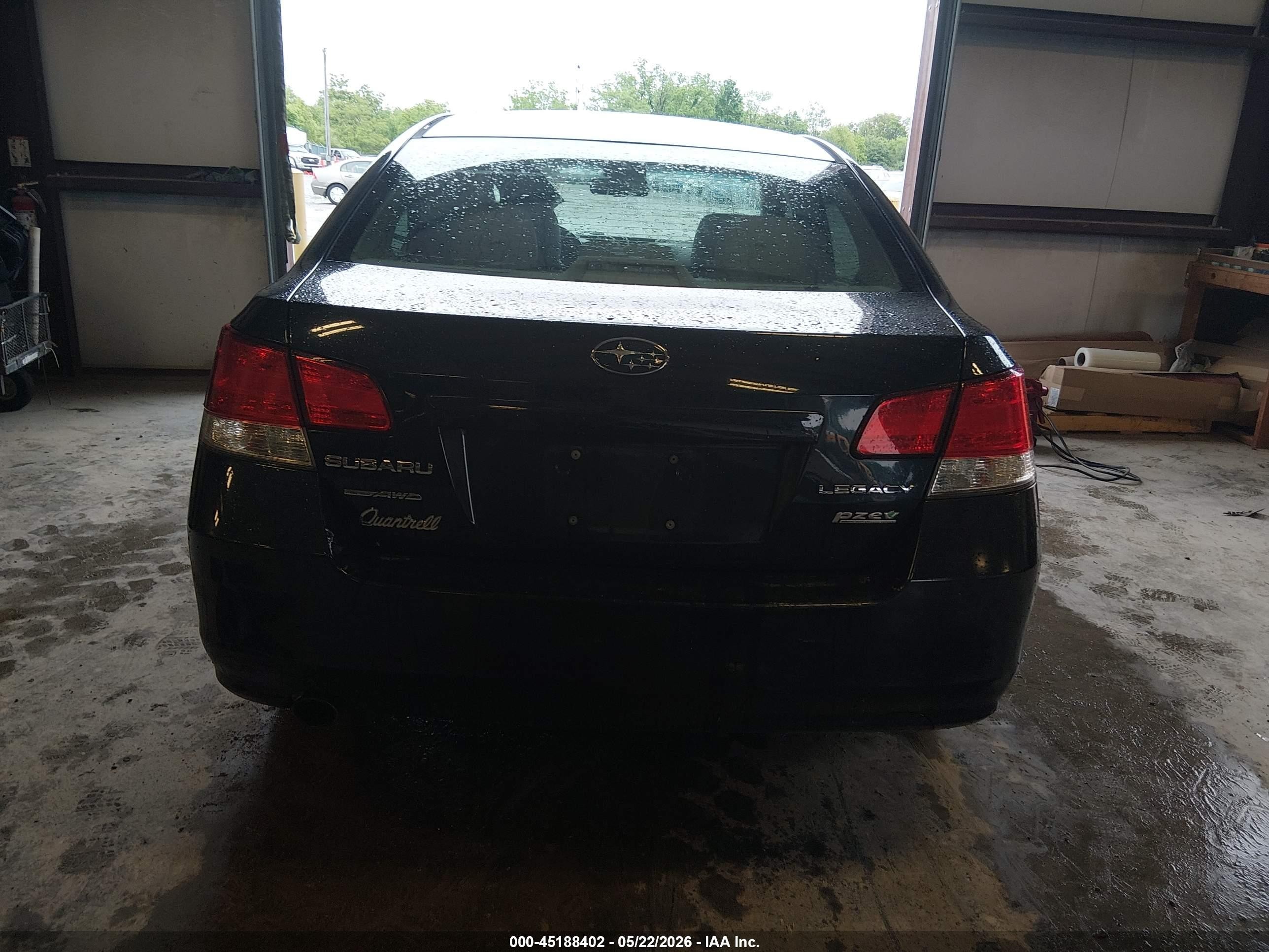2012 Subaru Legacy 2.5i Premium Синий vin: 4S3BMBG68C3013052