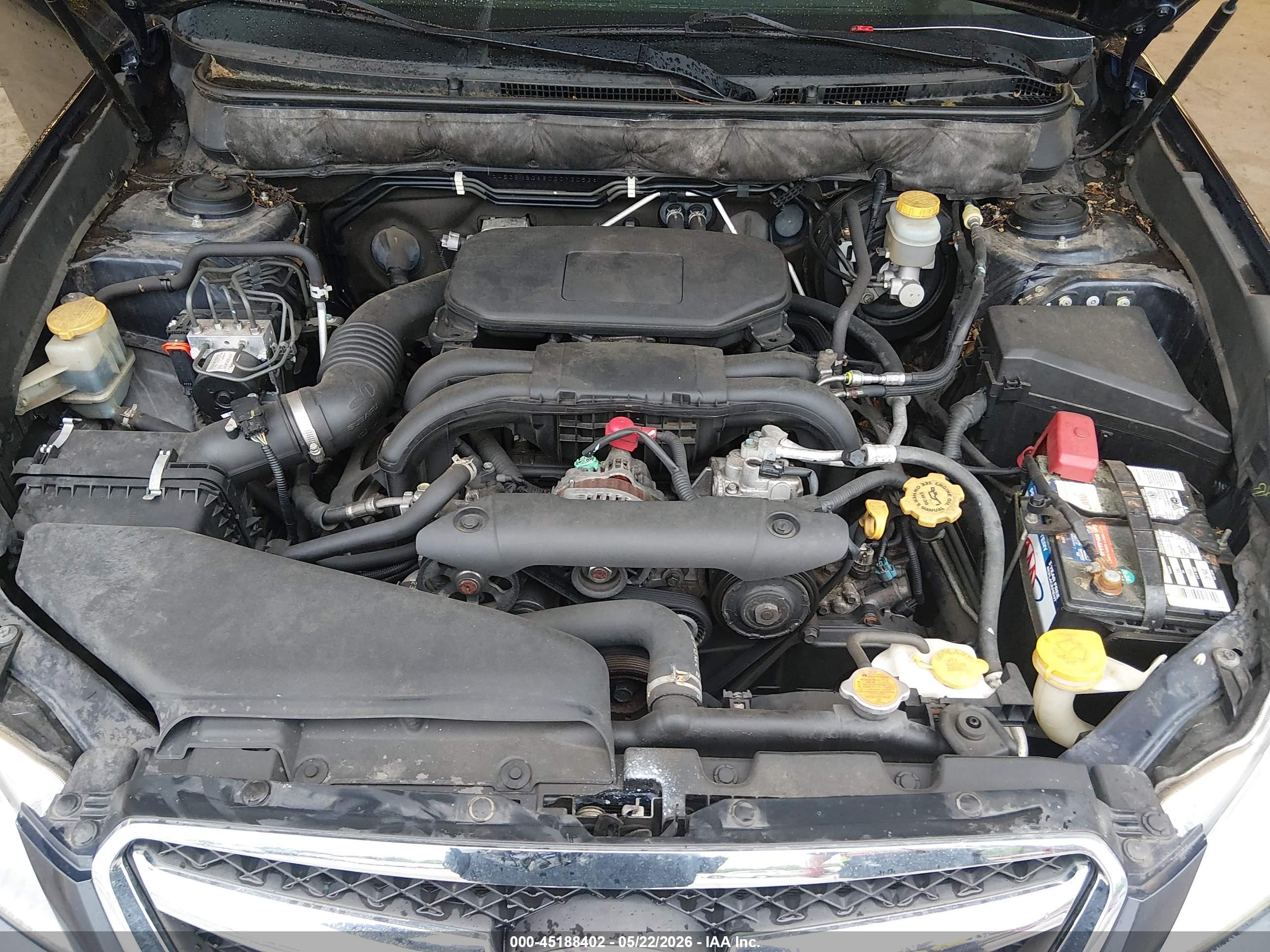 2012 Subaru Legacy 2.5i Premium Синий vin: 4S3BMBG68C3013052