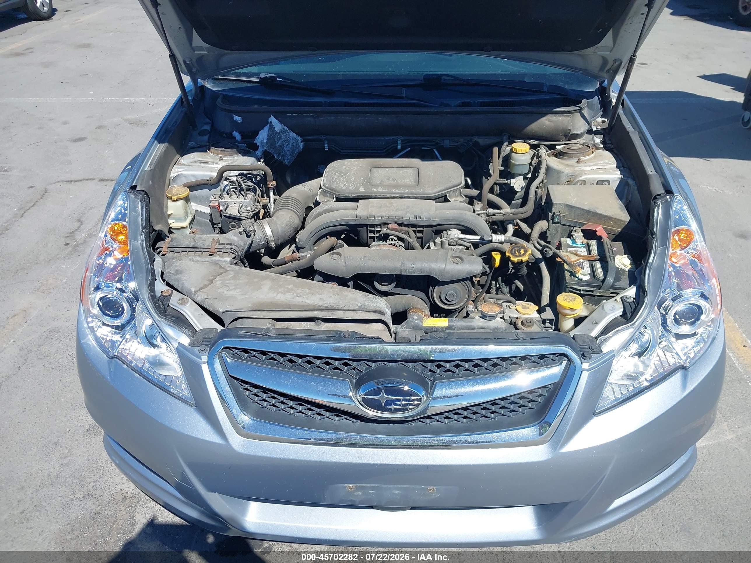 2012 Subaru Legacy 2.5i Premium Silver vin: 4S3BMBG68C3034046