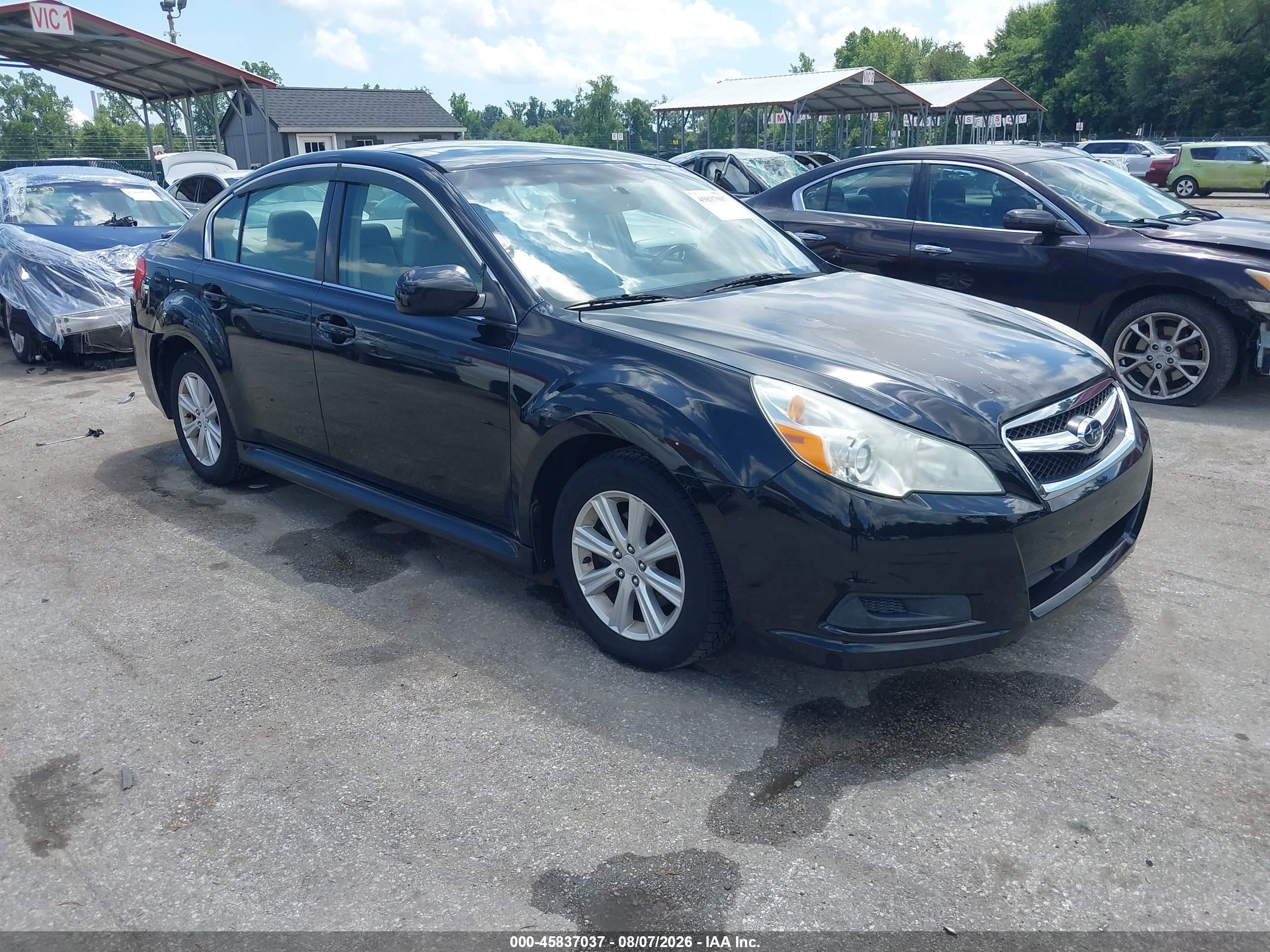 2012 Subaru Legacy 2.5i Premium Black vin: 4S3BMBG69C3018020