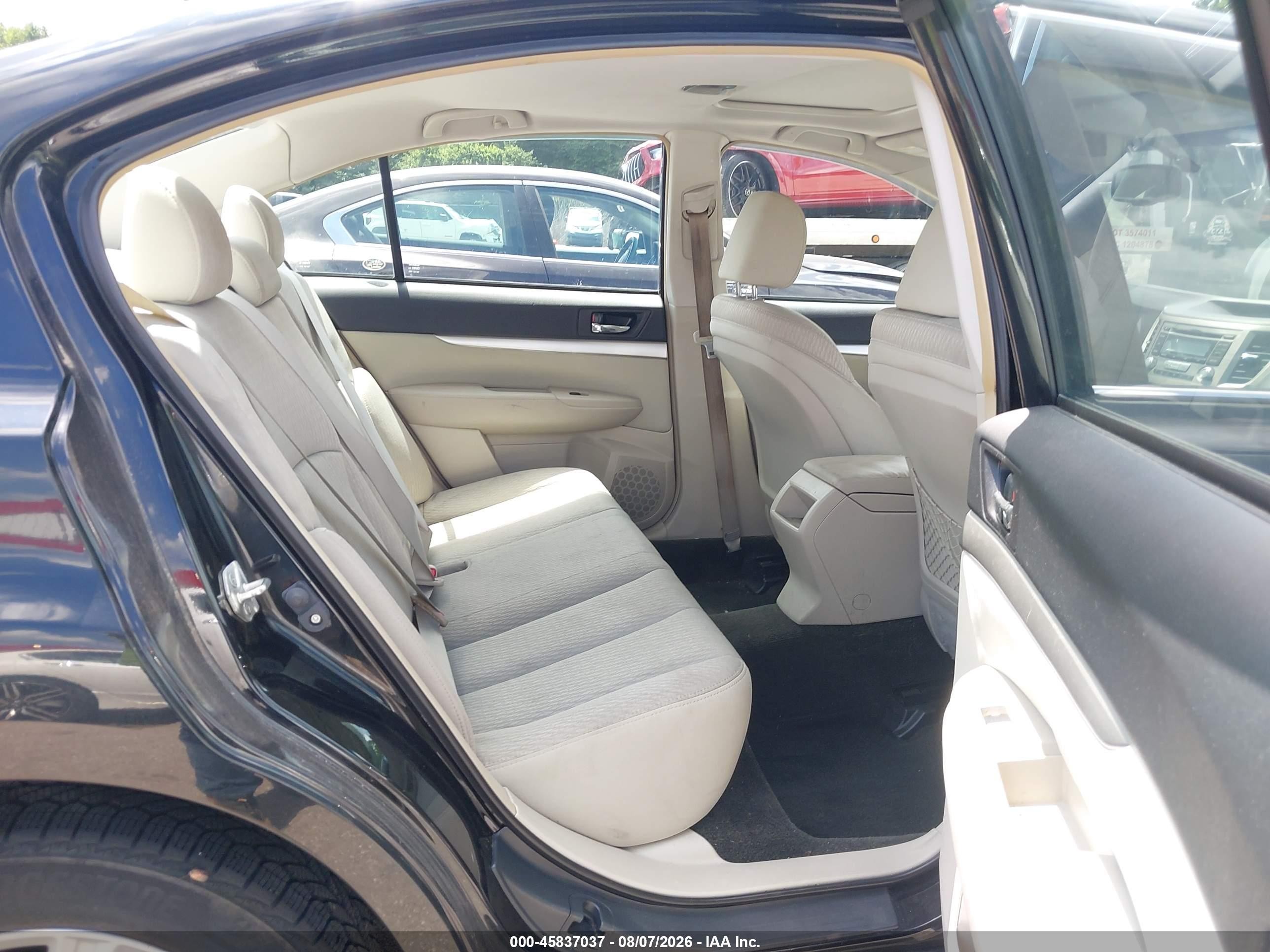2012 Subaru Legacy 2.5i Premium Black vin: 4S3BMBG69C3018020