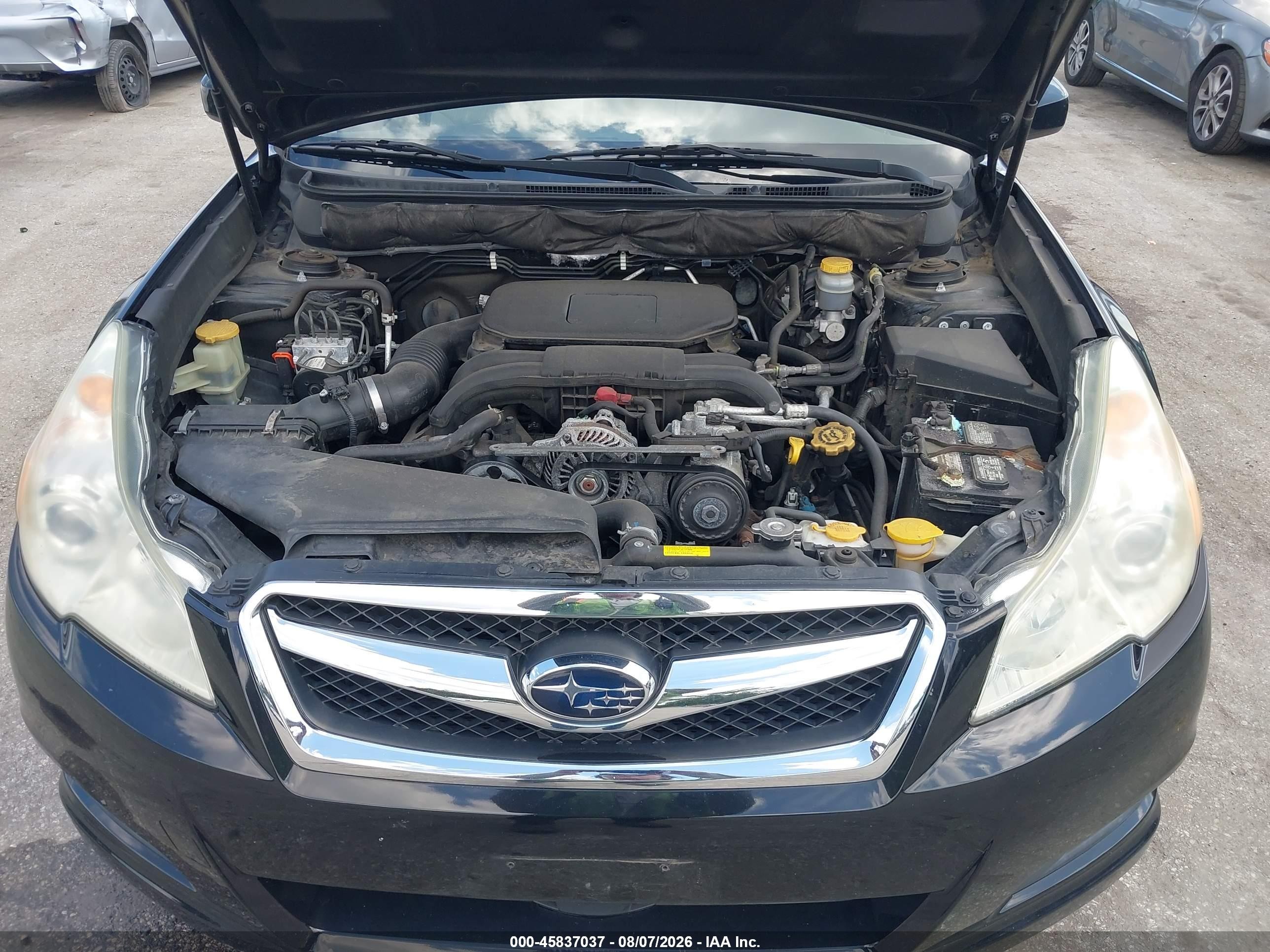 2012 Subaru Legacy 2.5i Premium Black vin: 4S3BMBG69C3018020