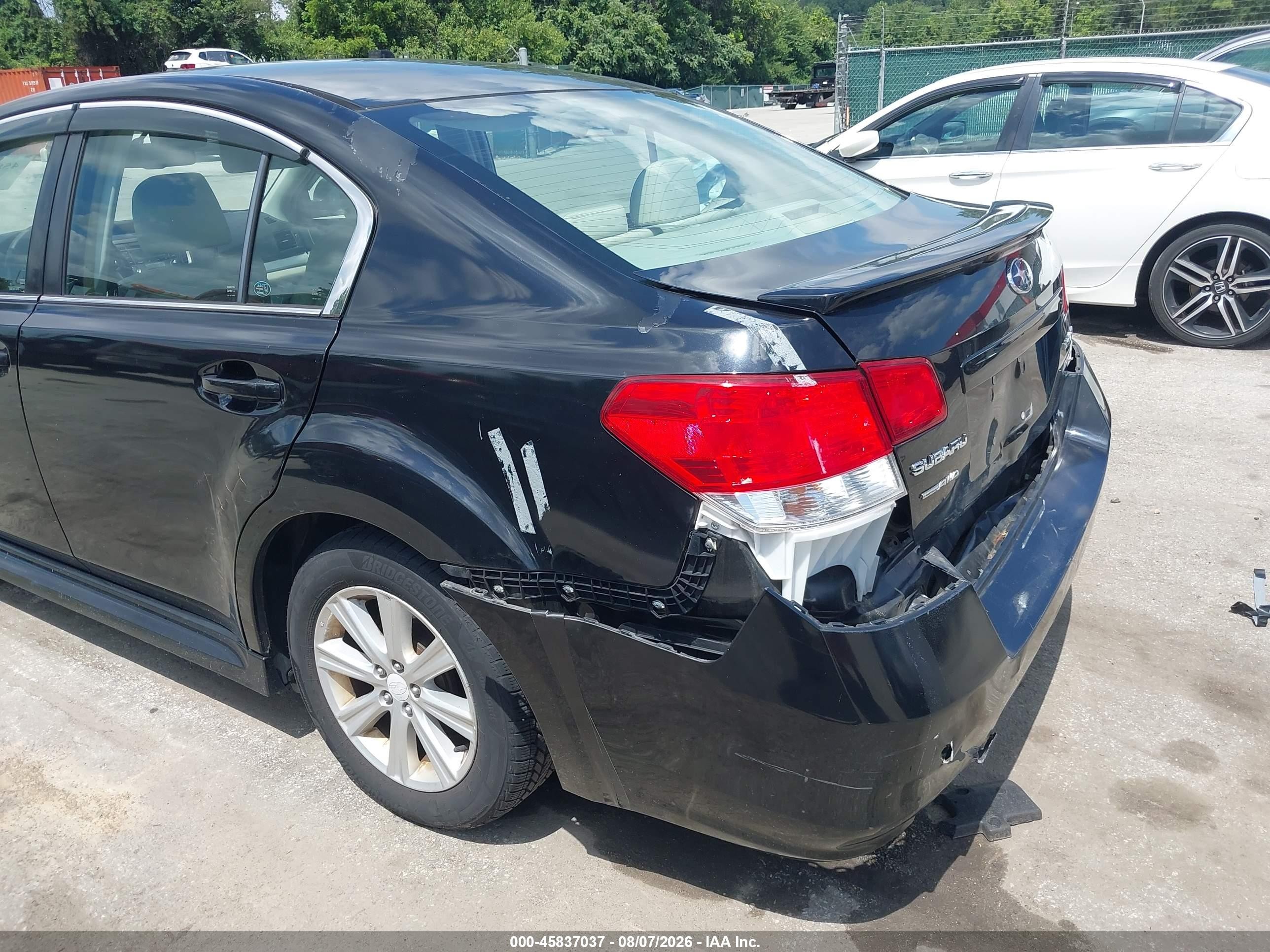 2012 Subaru Legacy 2.5i Premium Black vin: 4S3BMBG69C3018020