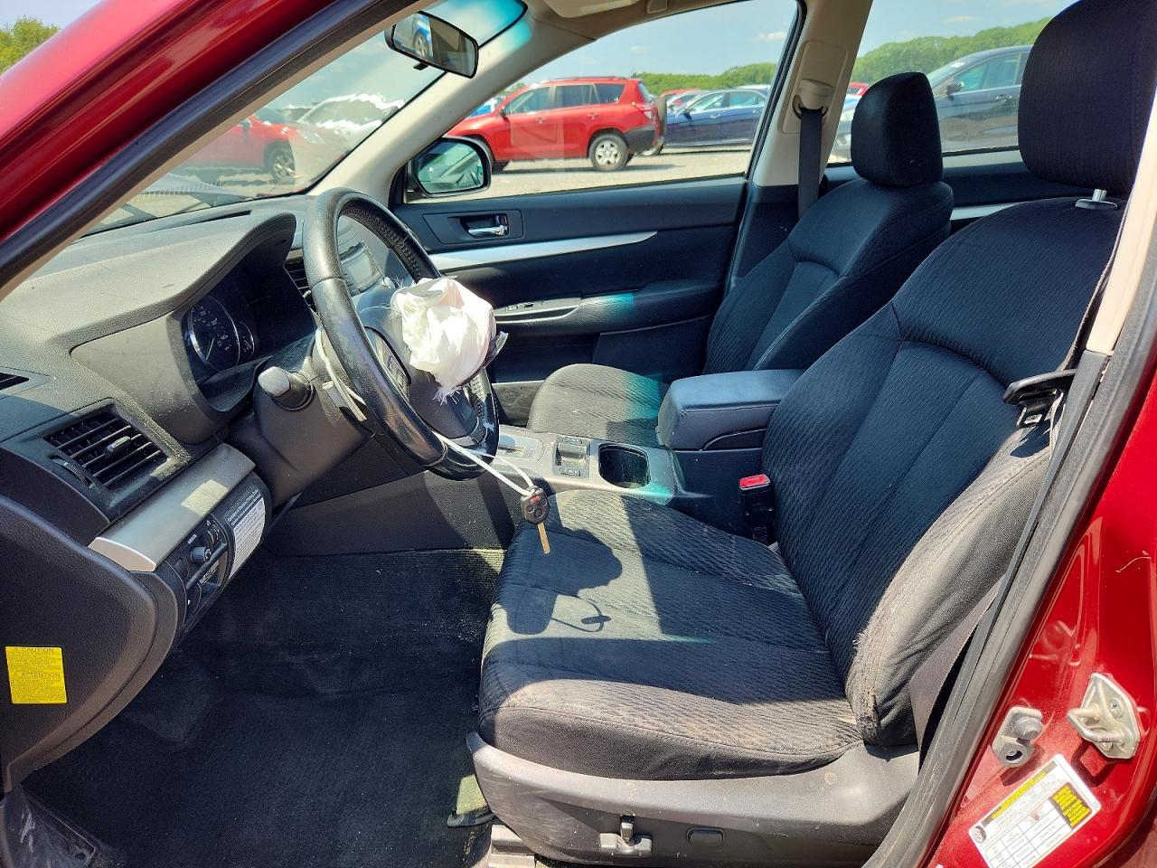 2012 Subaru Legacy 2.5i Premium Red vin: 4S3BMBG69C3020785
