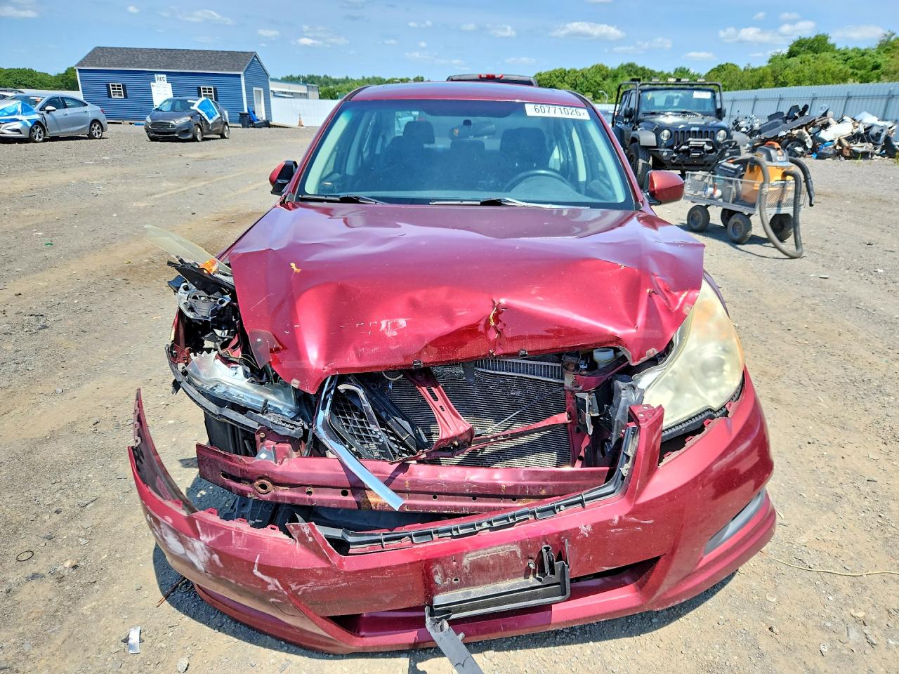 2012 Subaru Legacy 2.5i Premium Red vin: 4S3BMBG69C3020785