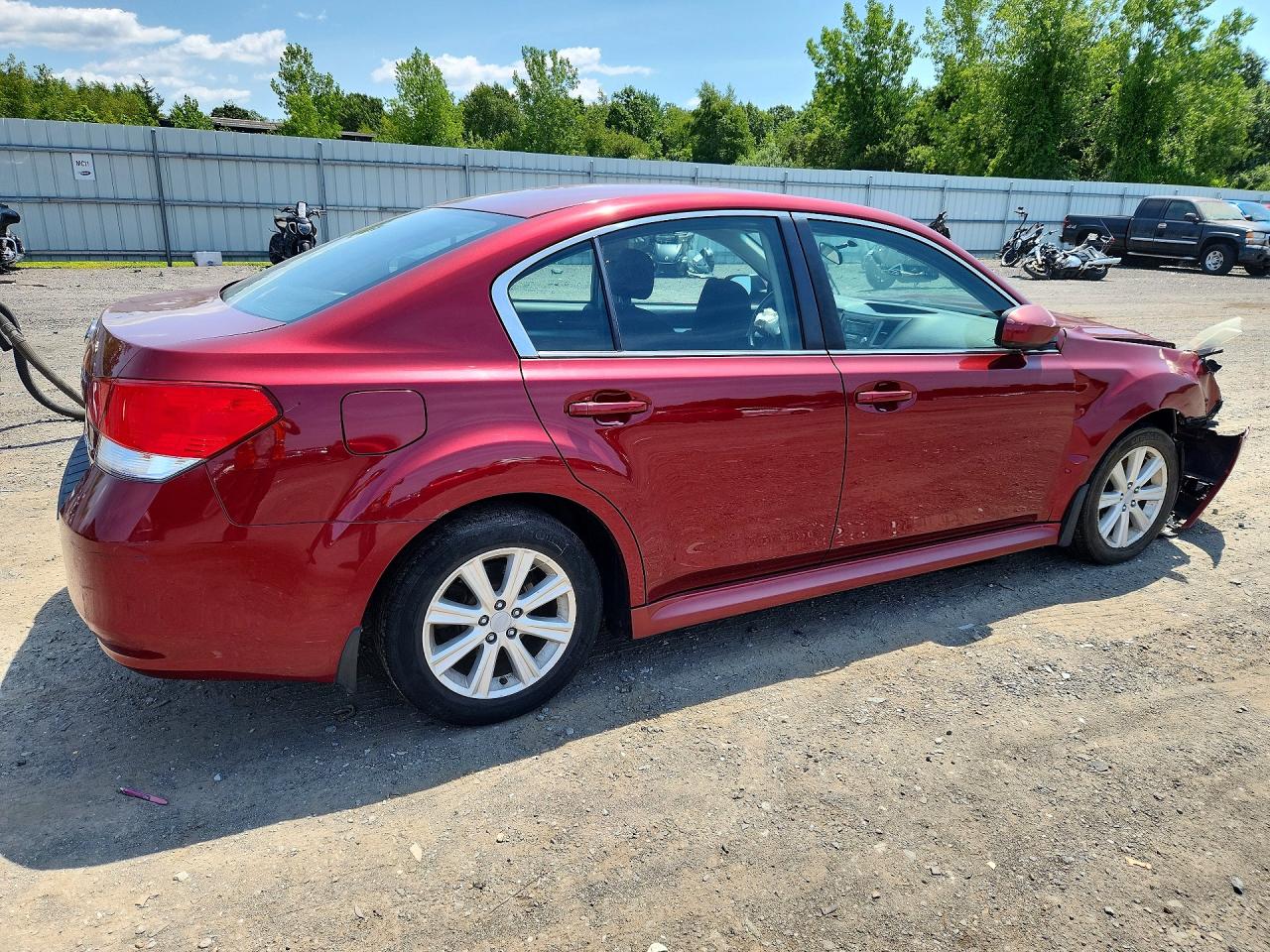 2012 Subaru Legacy 2.5i Premium Red vin: 4S3BMBG69C3020785