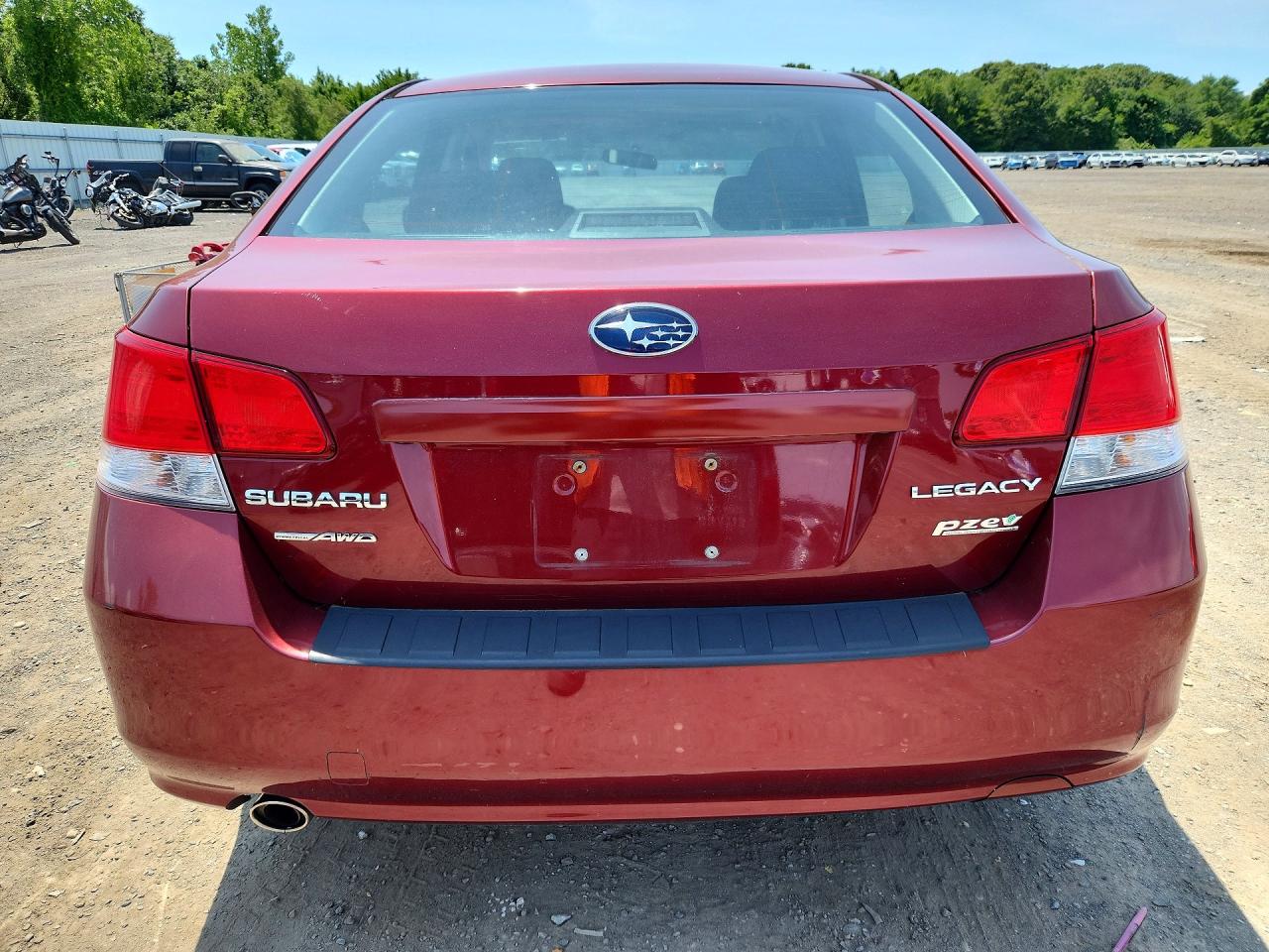 2012 Subaru Legacy 2.5i Premium Red vin: 4S3BMBG69C3020785